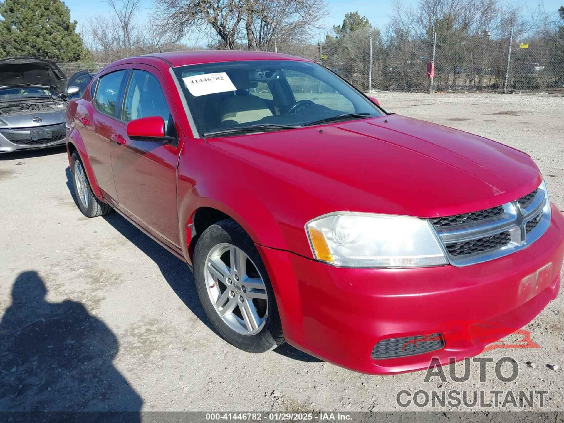 DODGE AVENGER 2011 - 1B3BD1FB9BN526503