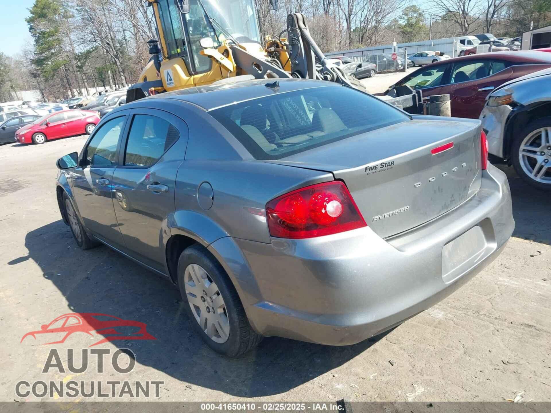 DODGE AVENGER 2013 - 1C3CDZAB2DN627219