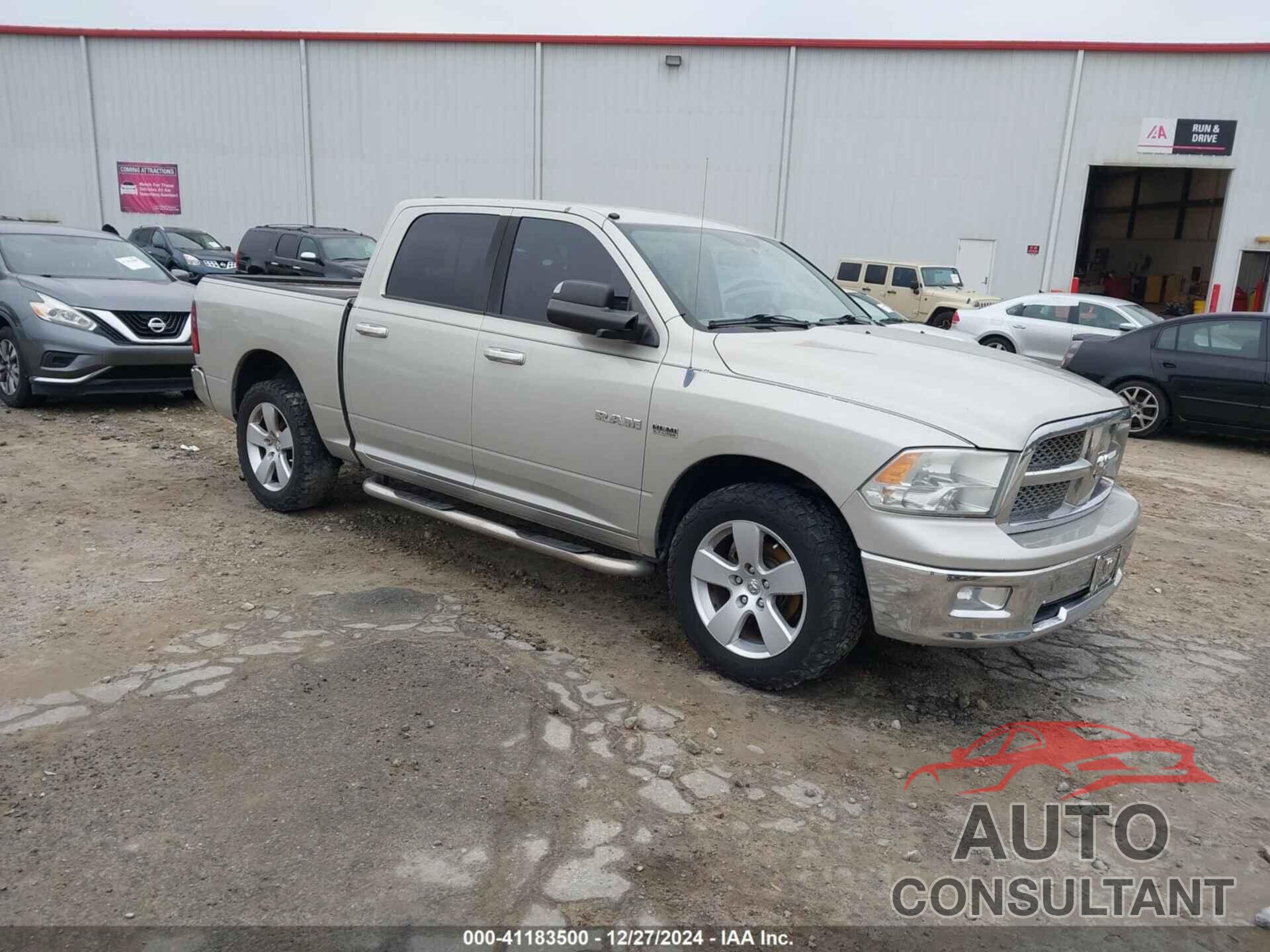 DODGE RAM 1500 2010 - 1D7RB1CT9AS214607