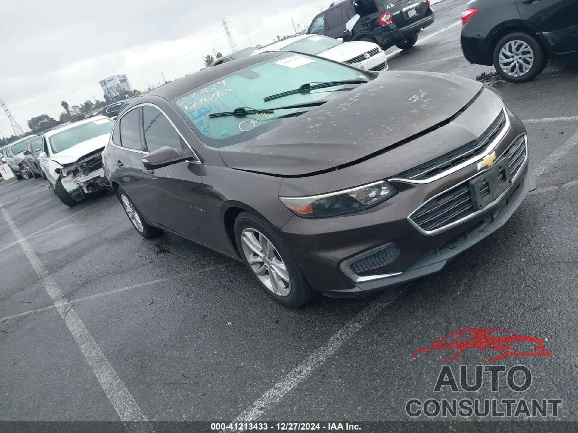 CHEVROLET MALIBU 2016 - 1G1ZE5ST6GF318802