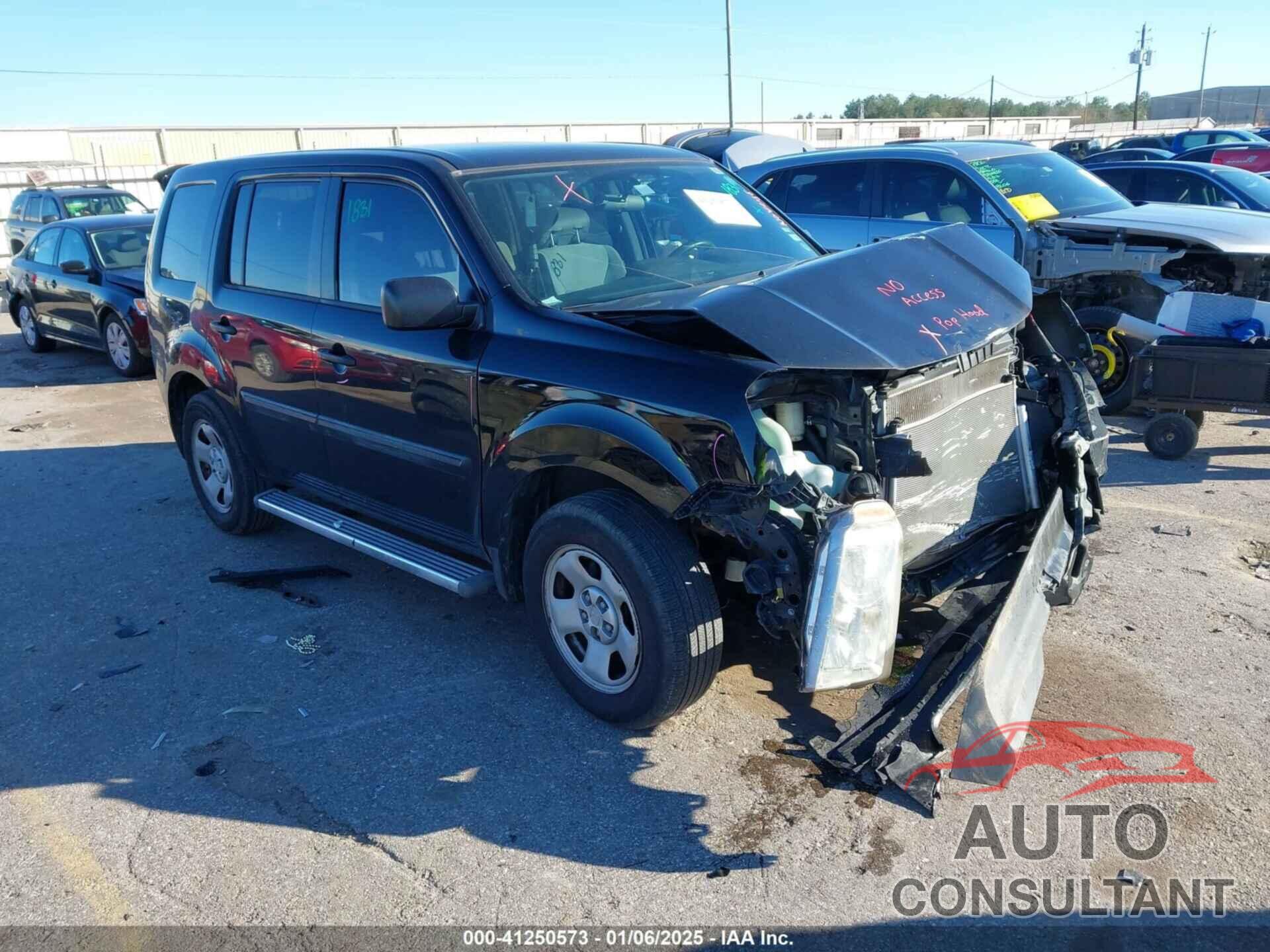 HONDA PILOT 2013 - 5FNYF3H20DB039655