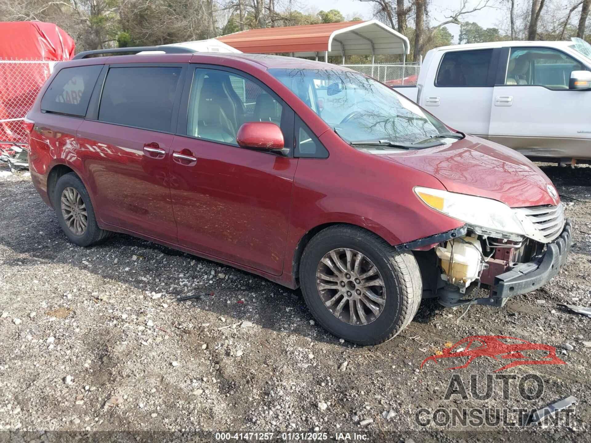 TOYOTA SIENNA 2015 - 5TDYK3DC1FS614127
