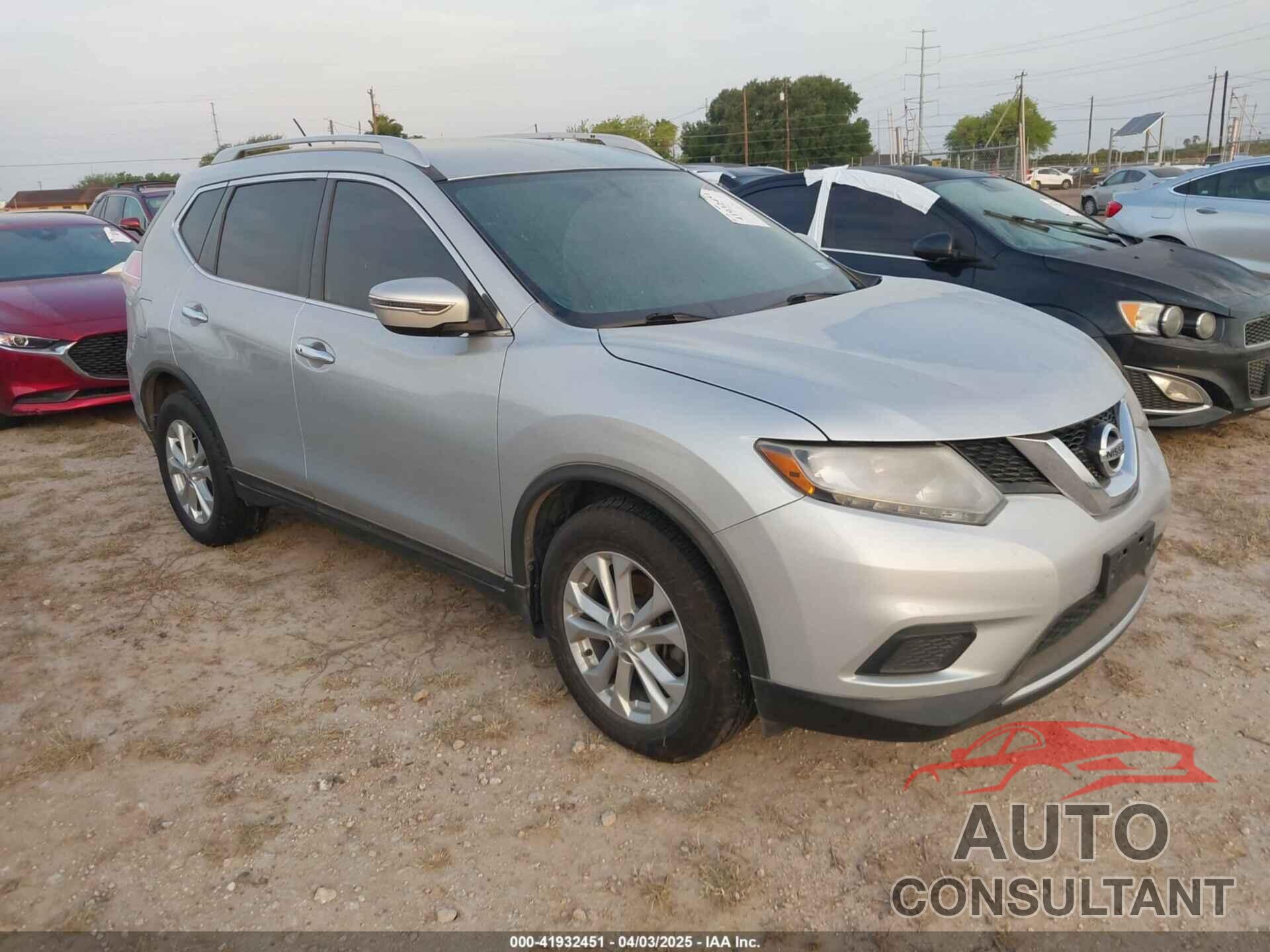 NISSAN ROGUE 2016 - KNMAT2MT8GP674197