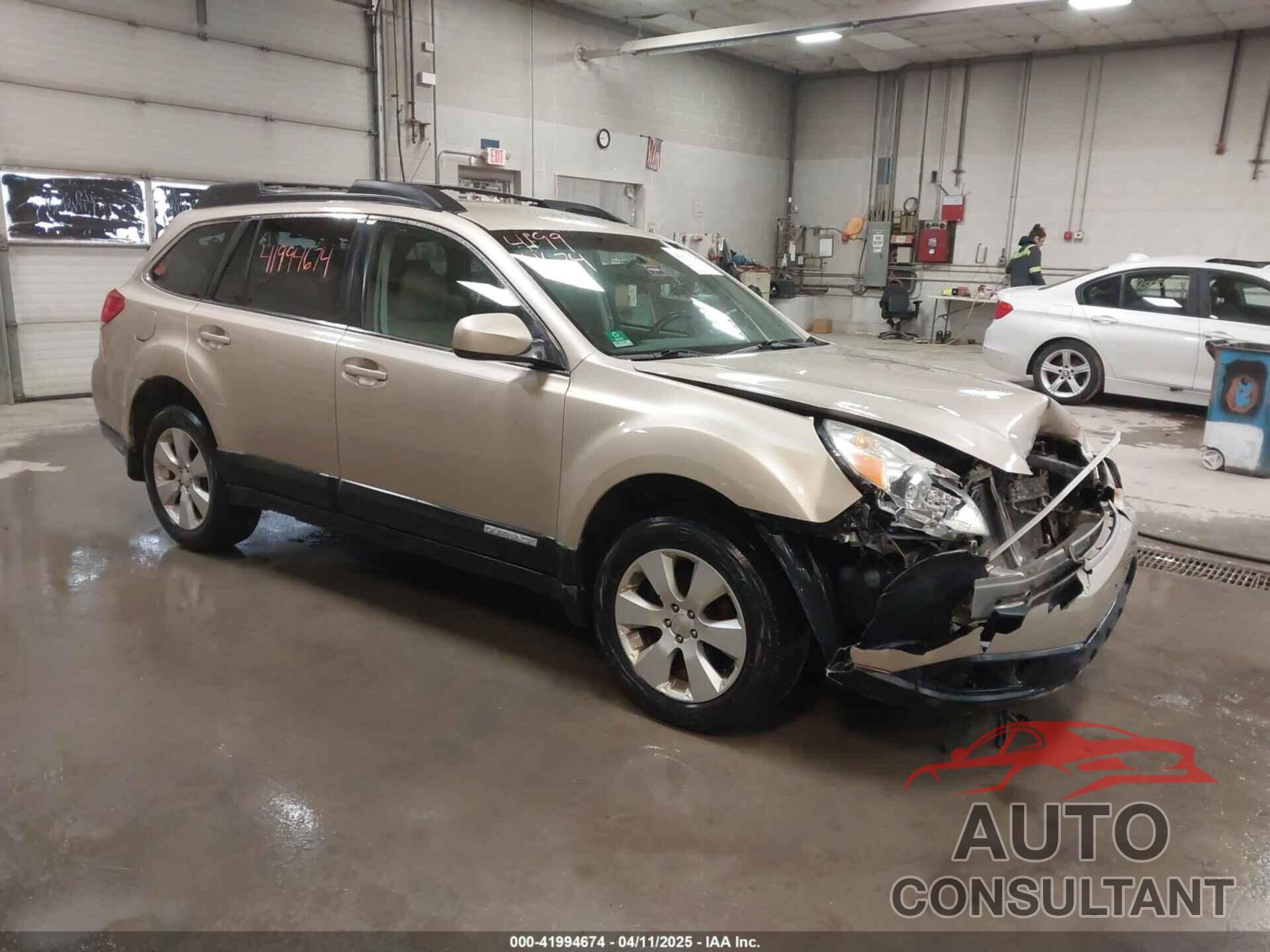 SUBARU OUTBACK 2010 - 4S4BRBCC8A3325085