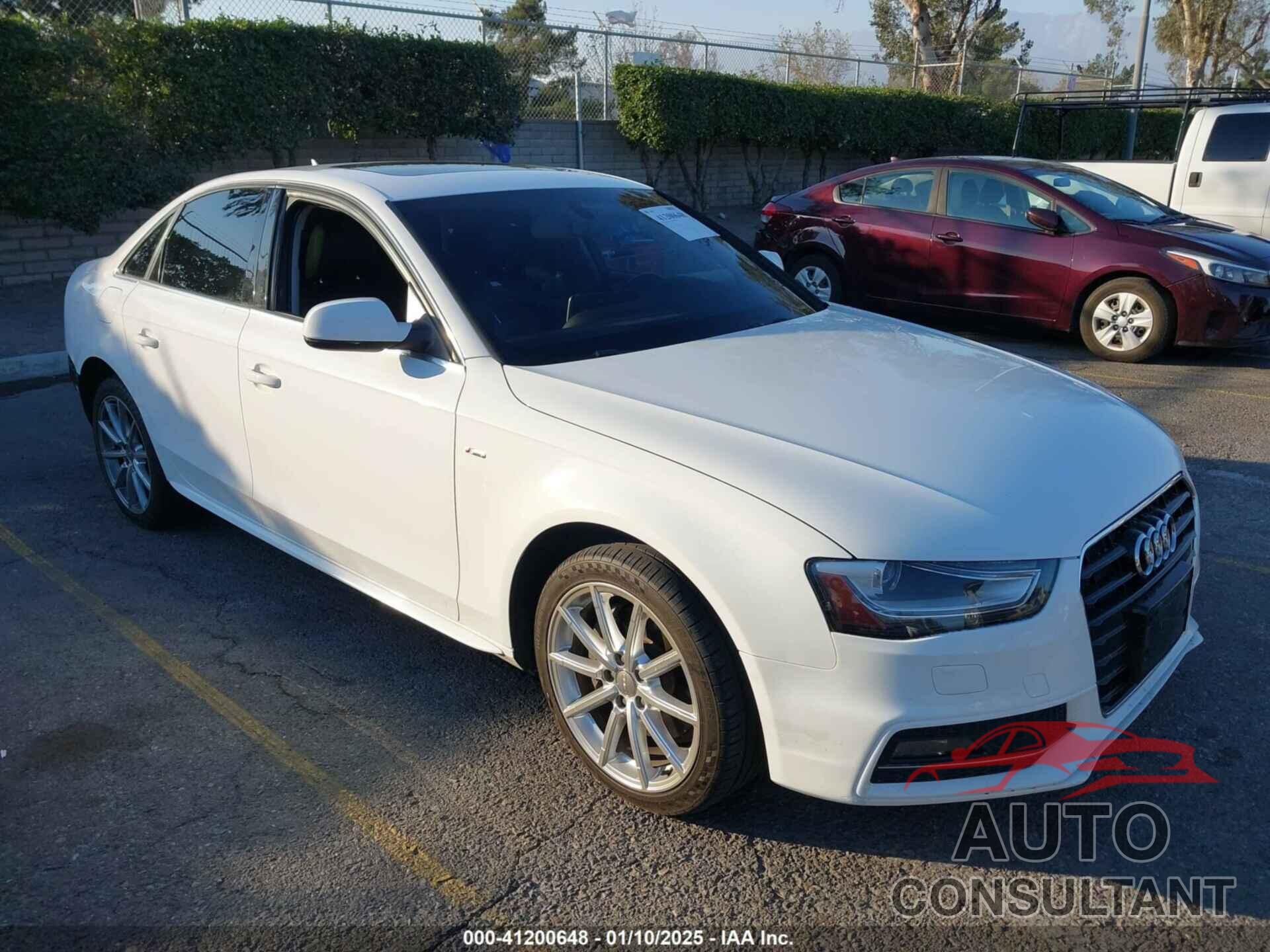 AUDI A4 2016 - WAUAFAFL9GN016654