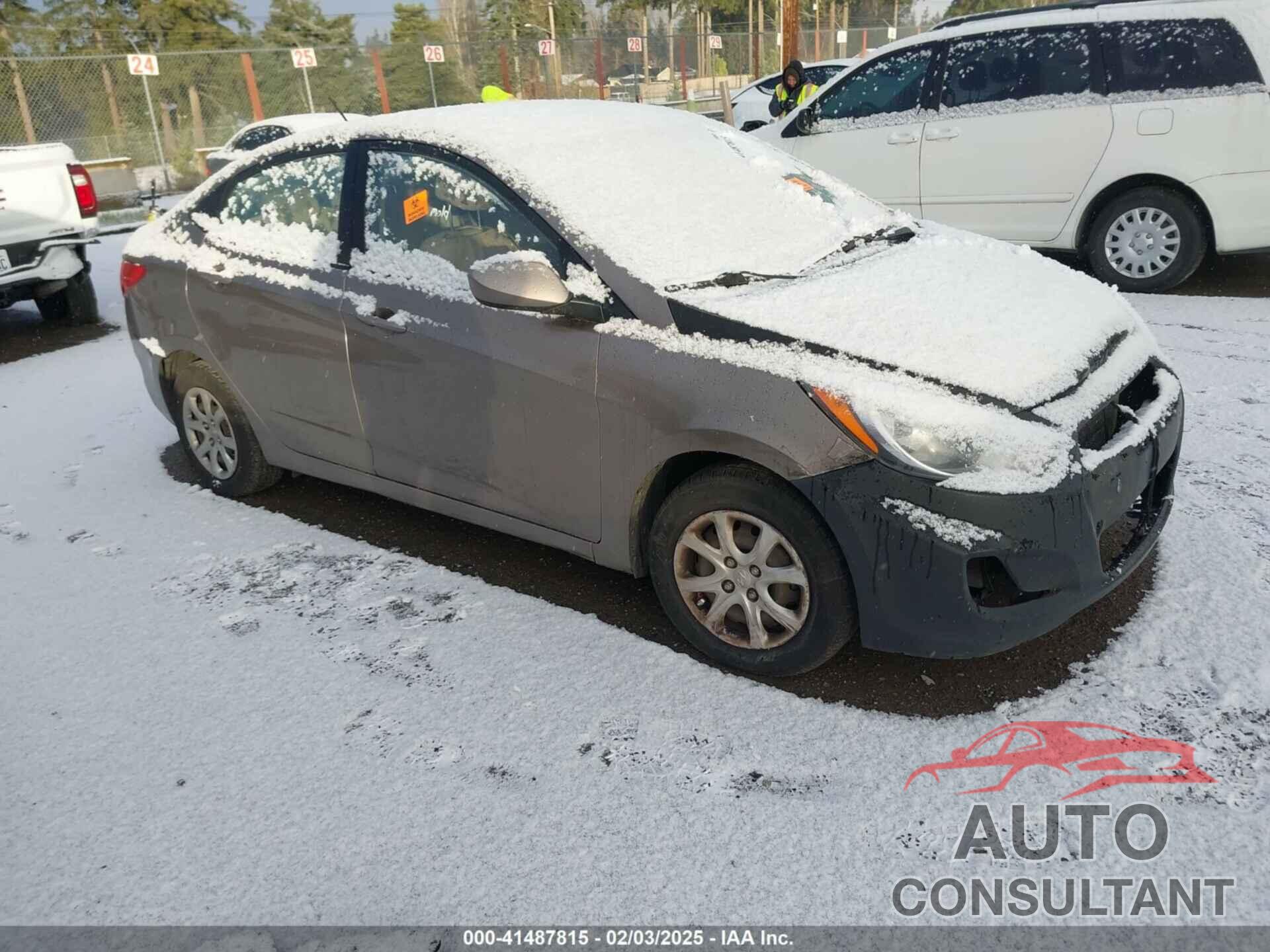 HYUNDAI ACCENT 2013 - KMHCT4AEXDU520173