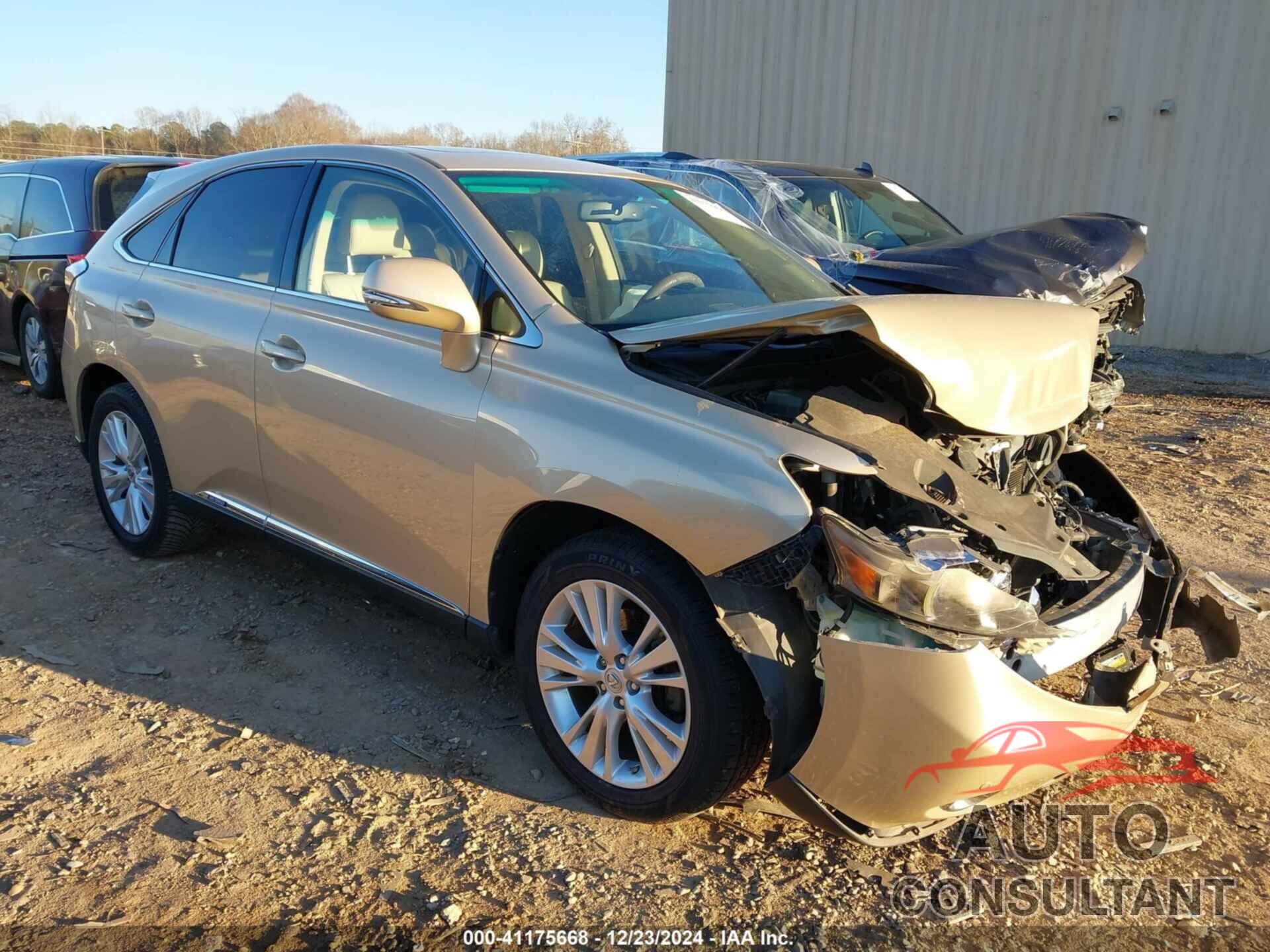 LEXUS RX 2010 - JTJZB1BA2A2402649