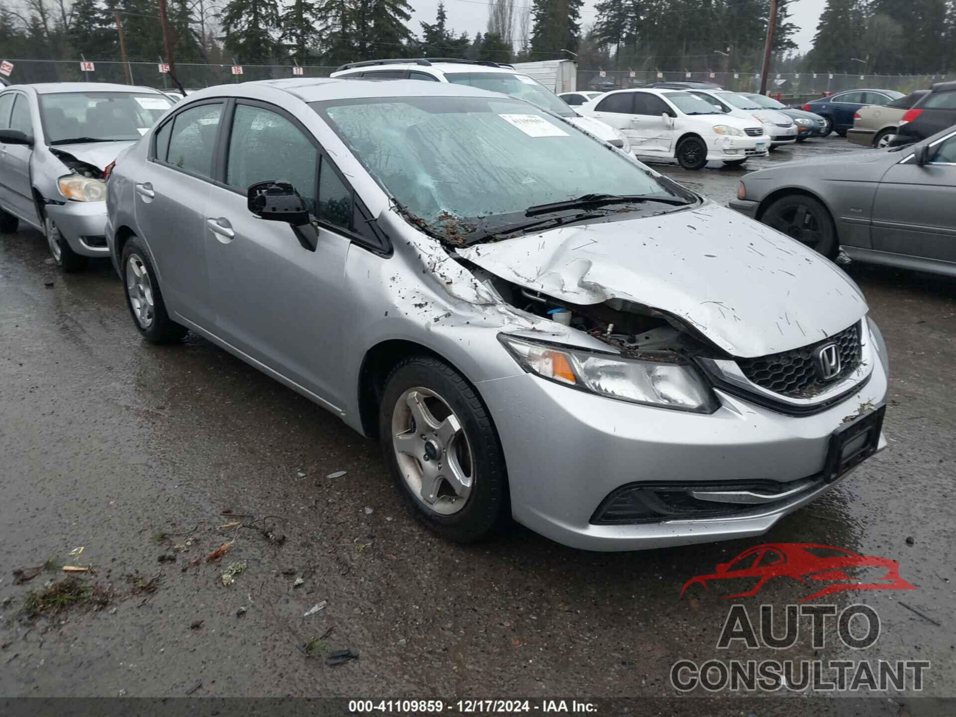 HONDA CIVIC 2013 - 2HGFB2F54DH584926