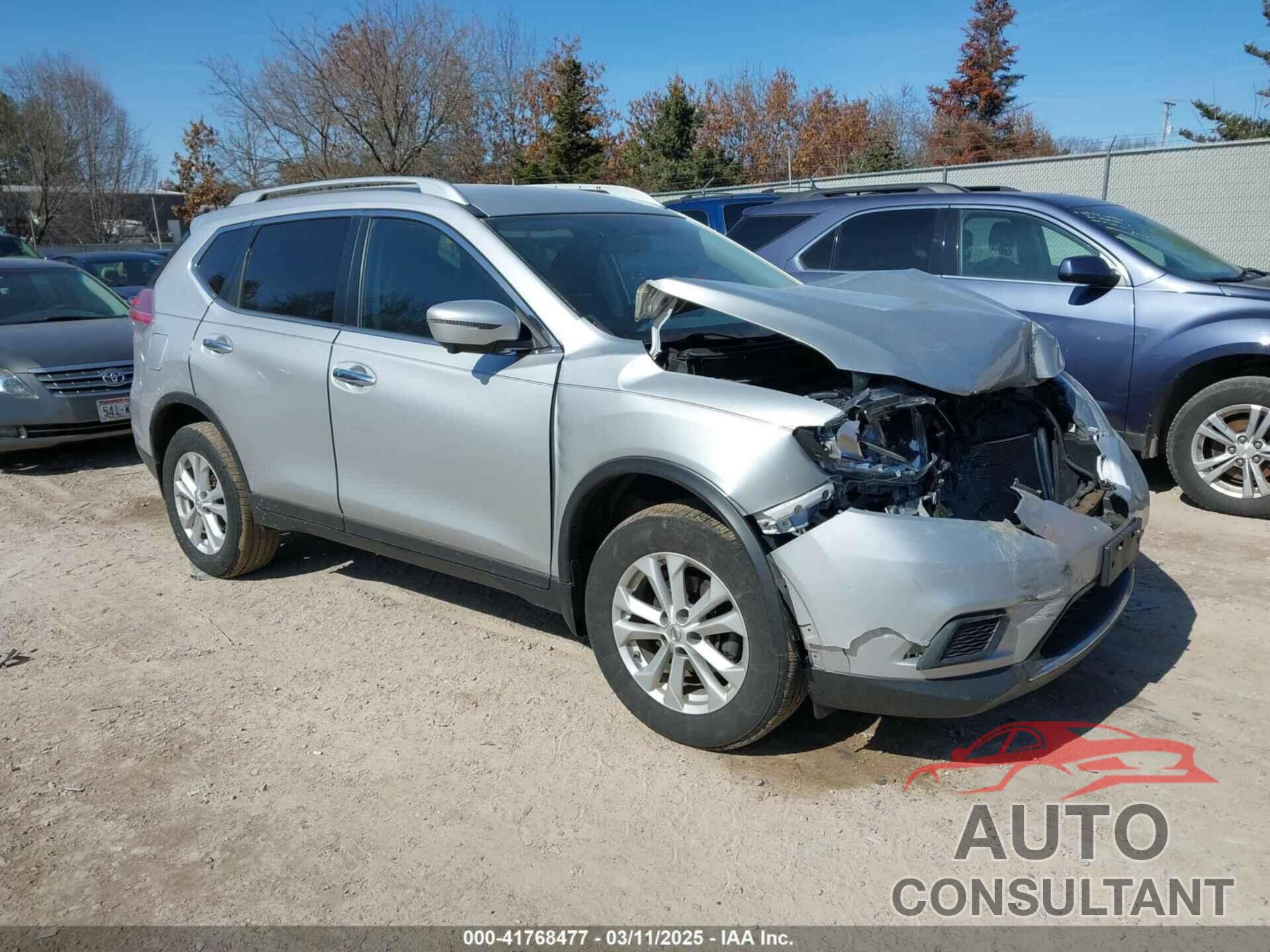 NISSAN ROGUE 2015 - KNMAT2MV1FP523167