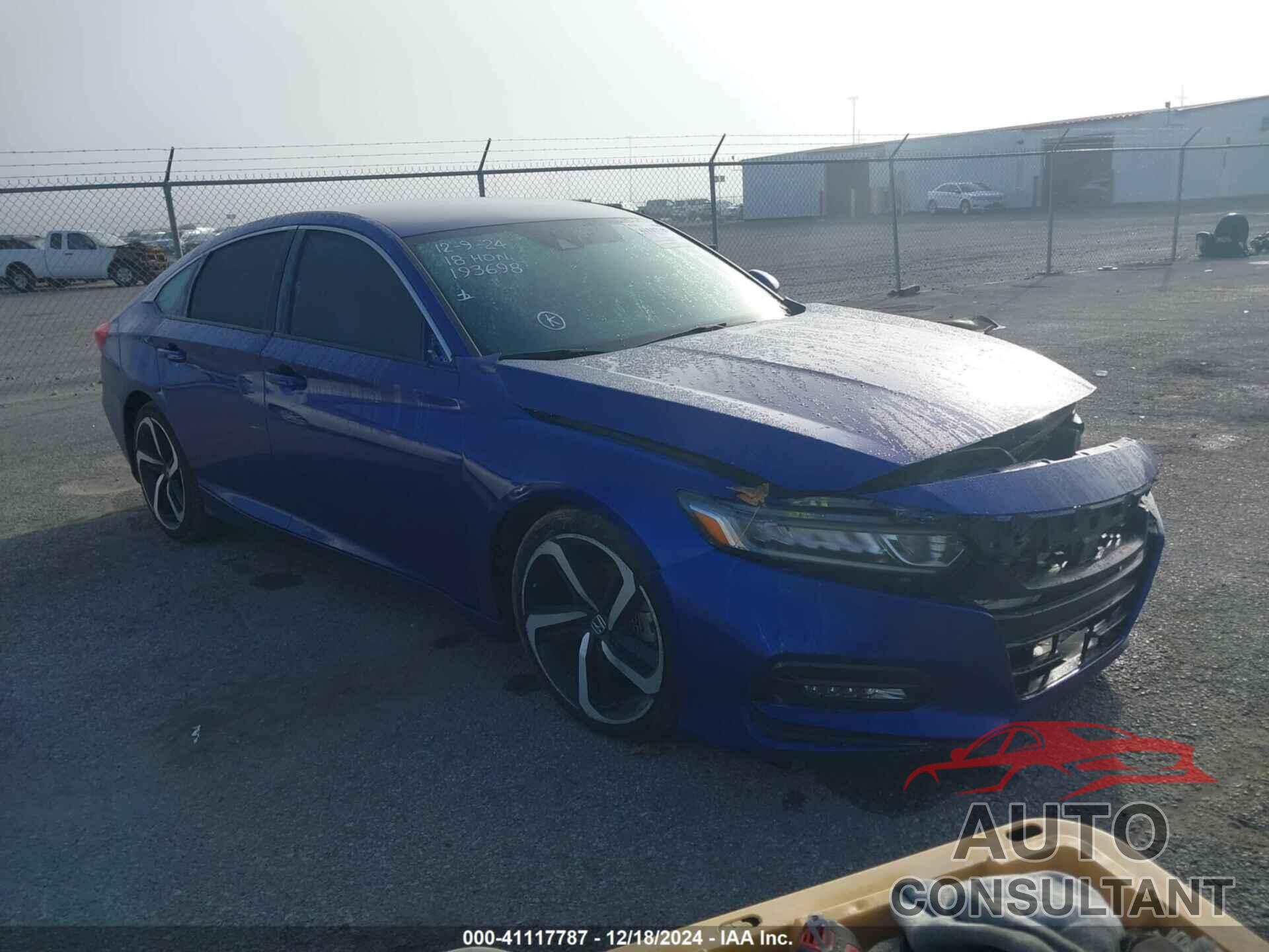 HONDA ACCORD SEDAN 2018 - 1HGCV1F35JA193698