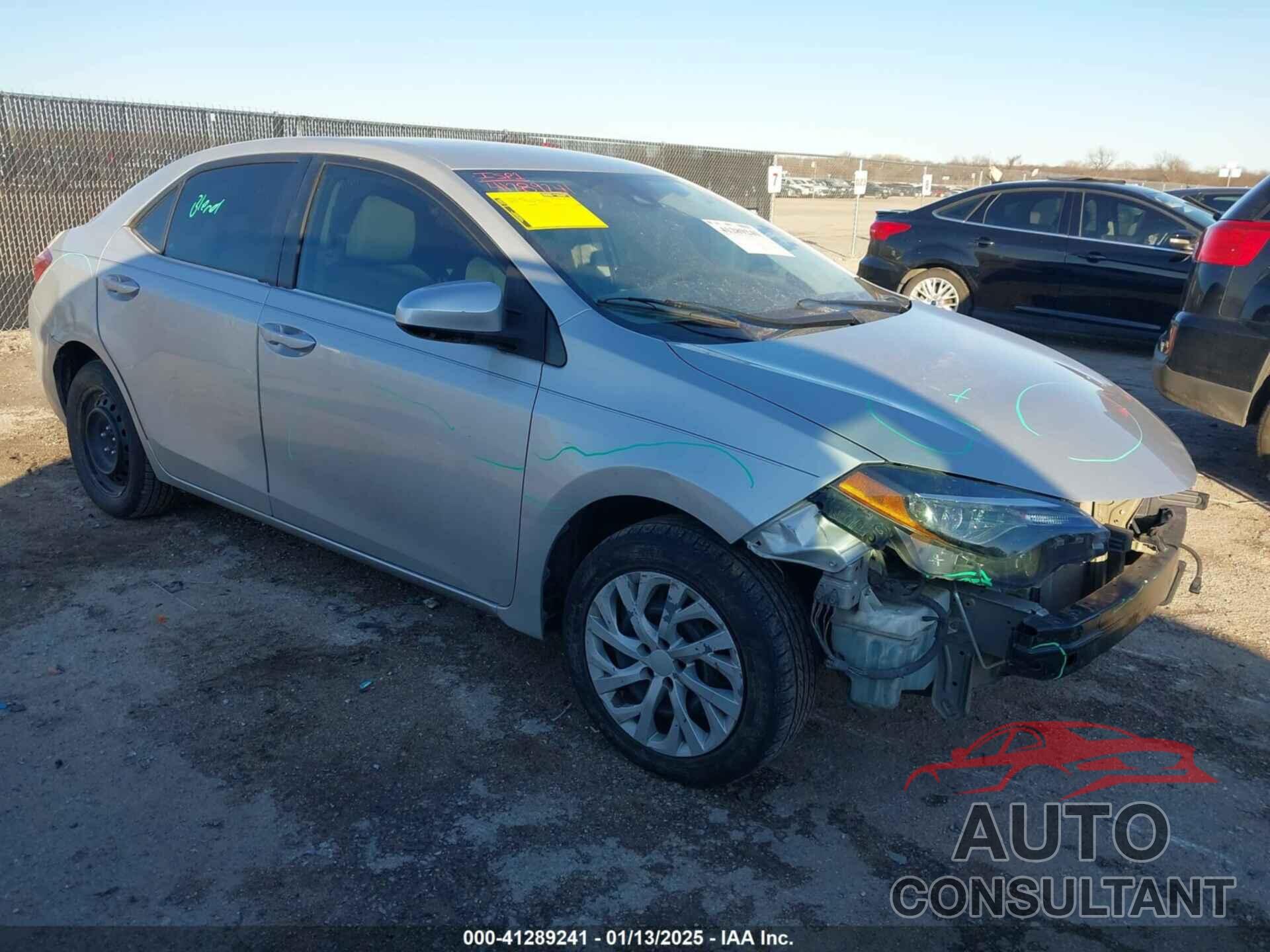 TOYOTA COROLLA 2019 - 5YFBURHE9KP935382