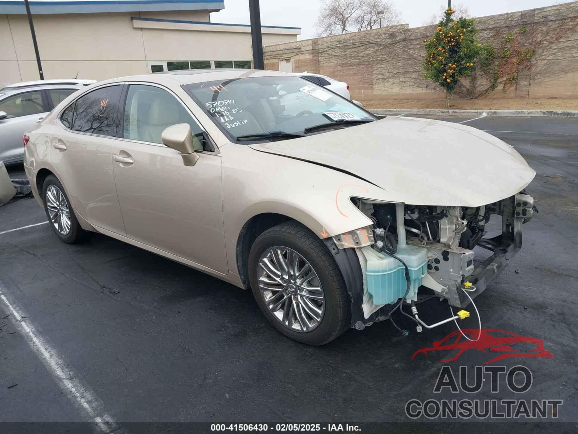 LEXUS ES 350 2013 - JTHBK1GG4D2031014