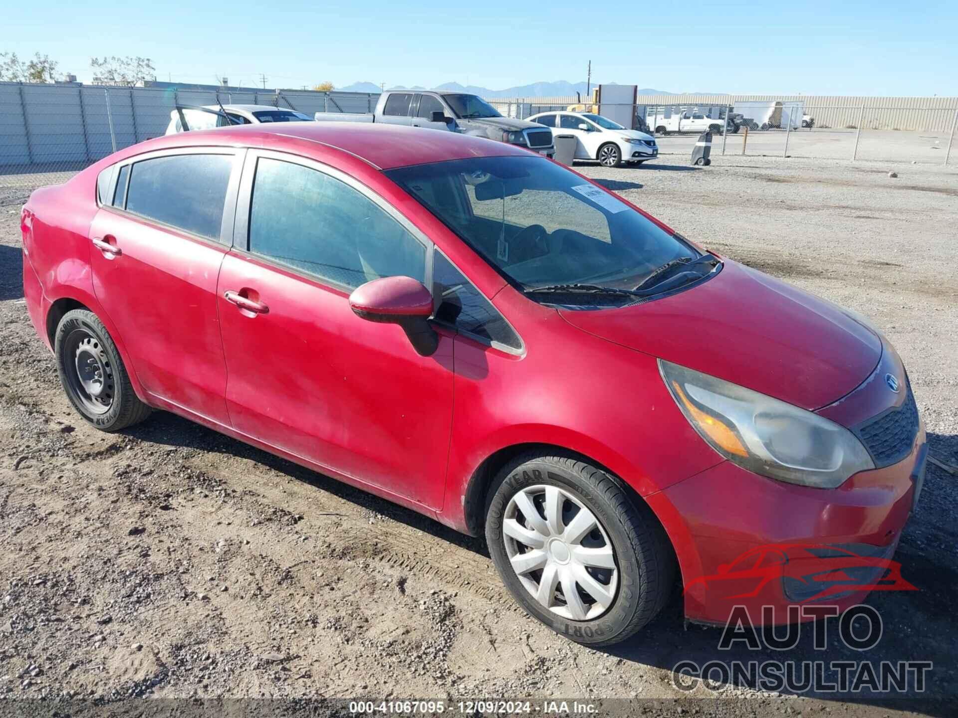 KIA RIO 2013 - KNADM4A38D6308149