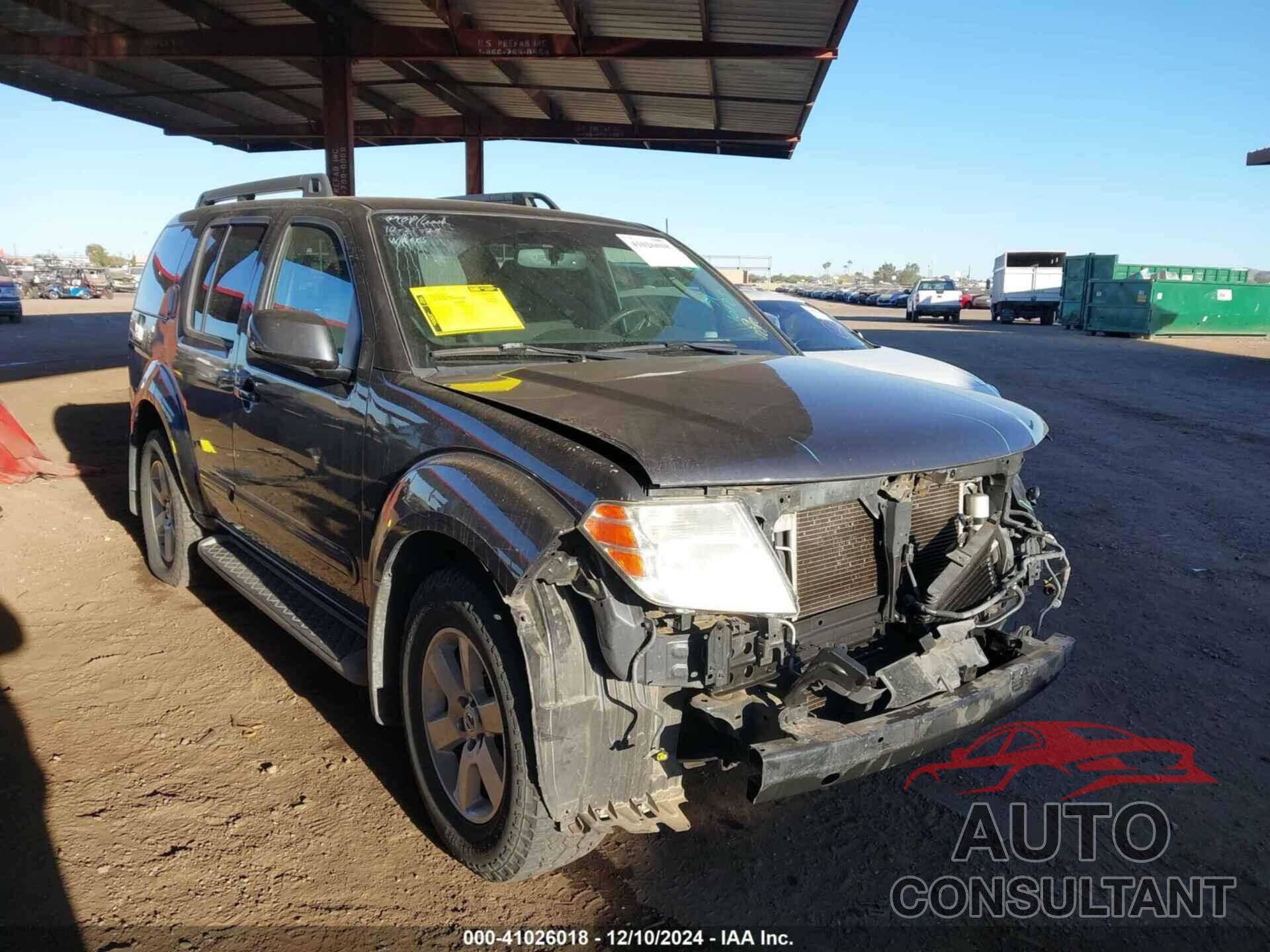 NISSAN PATHFINDER 2011 - 5N1AR1NN7BC630485