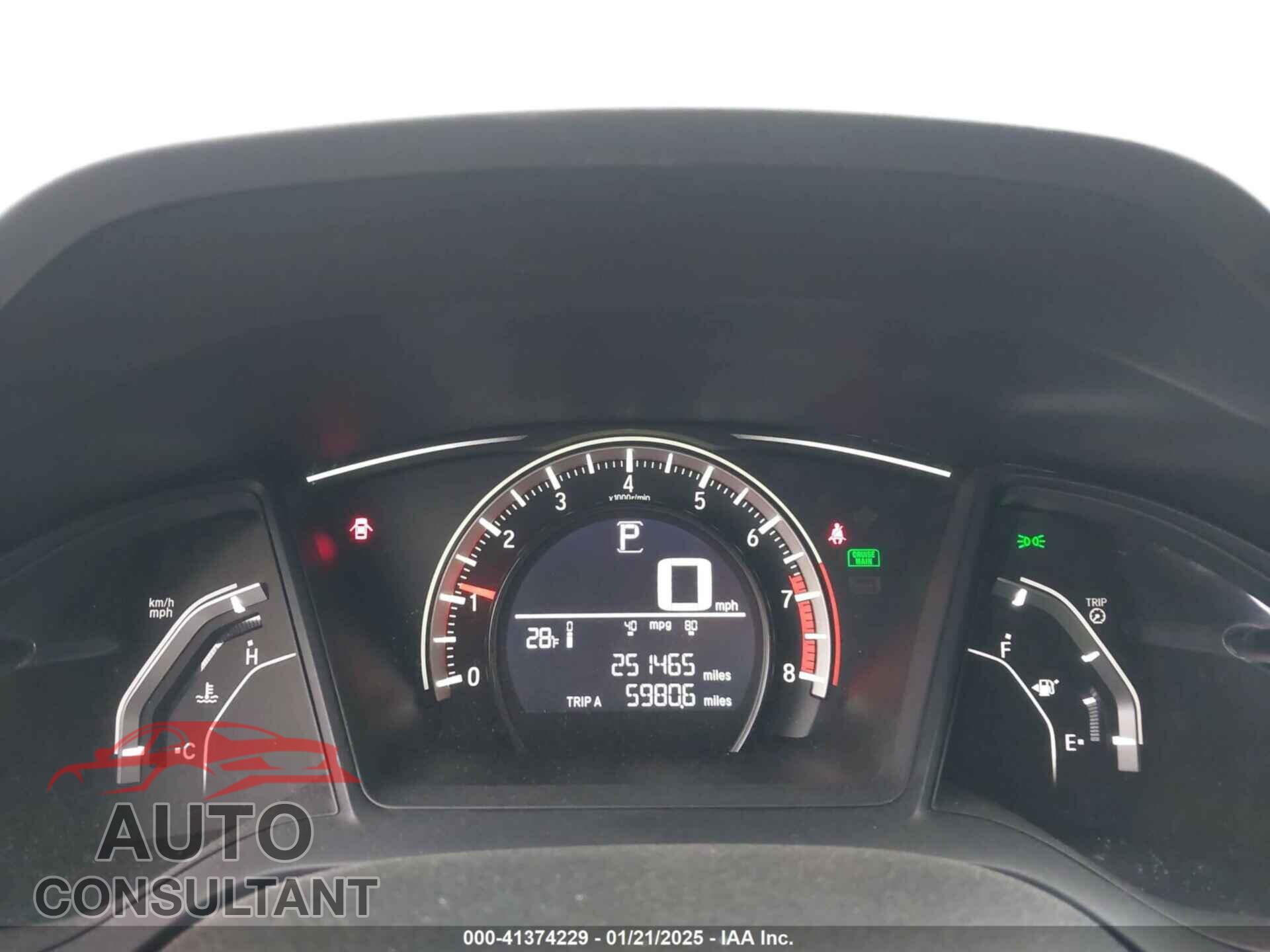 HONDA CIVIC 2016 - 19XFC2F56GE038009