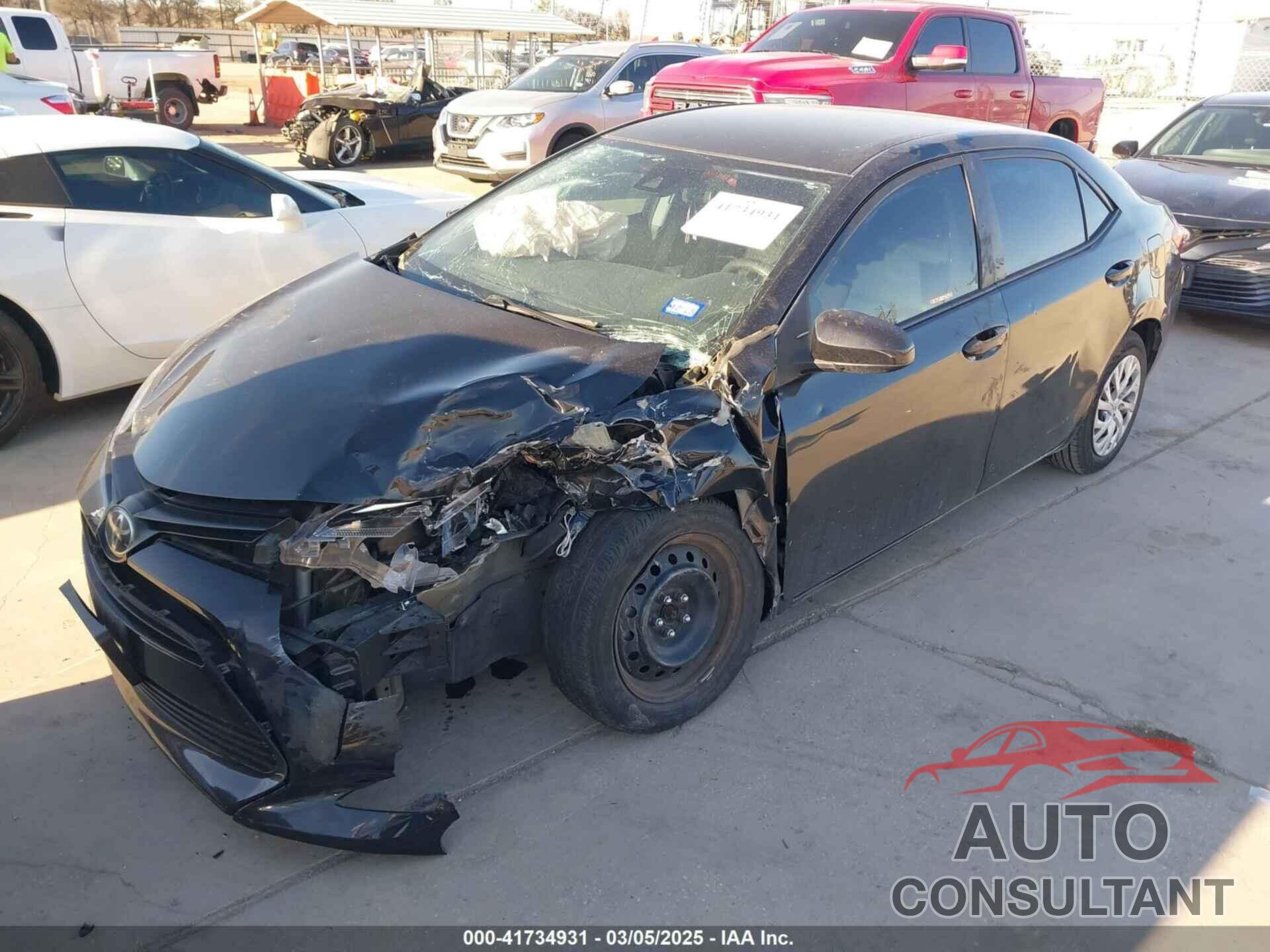 TOYOTA COROLLA 2019 - 5YFBURHE0KP912699