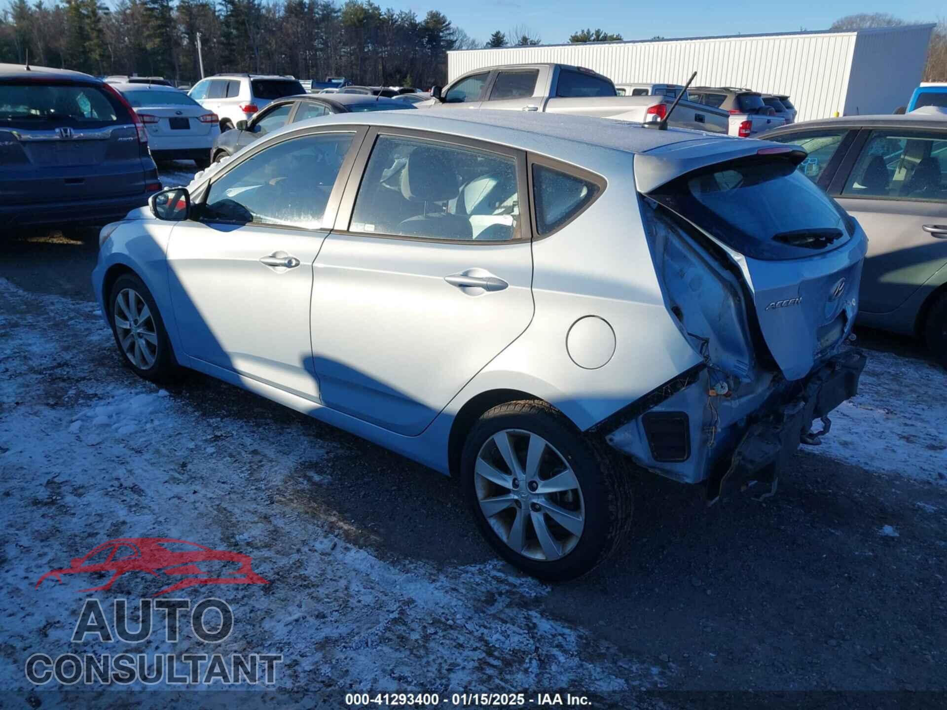 HYUNDAI ACCENT 2013 - KMHCU5AE0DU091290