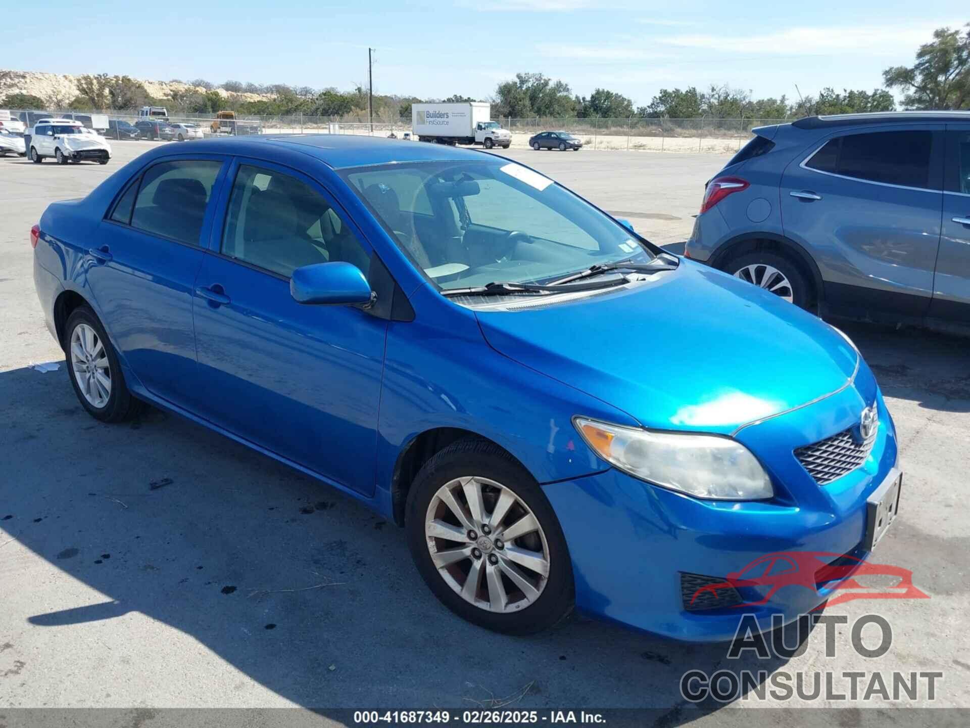 TOYOTA COROLLA 2009 - 1NXBU40E99Z001259