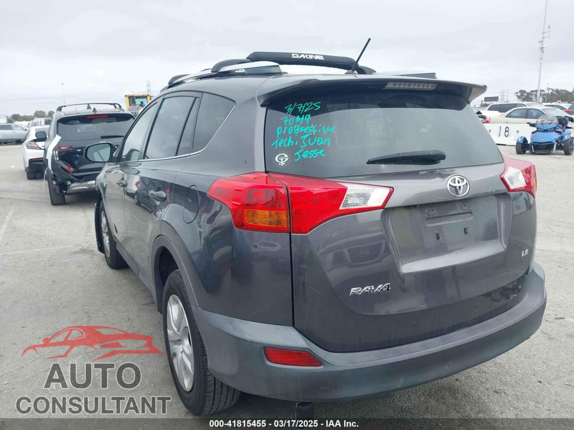 TOYOTA RAV4 2014 - JTMZFREV4EJ023054