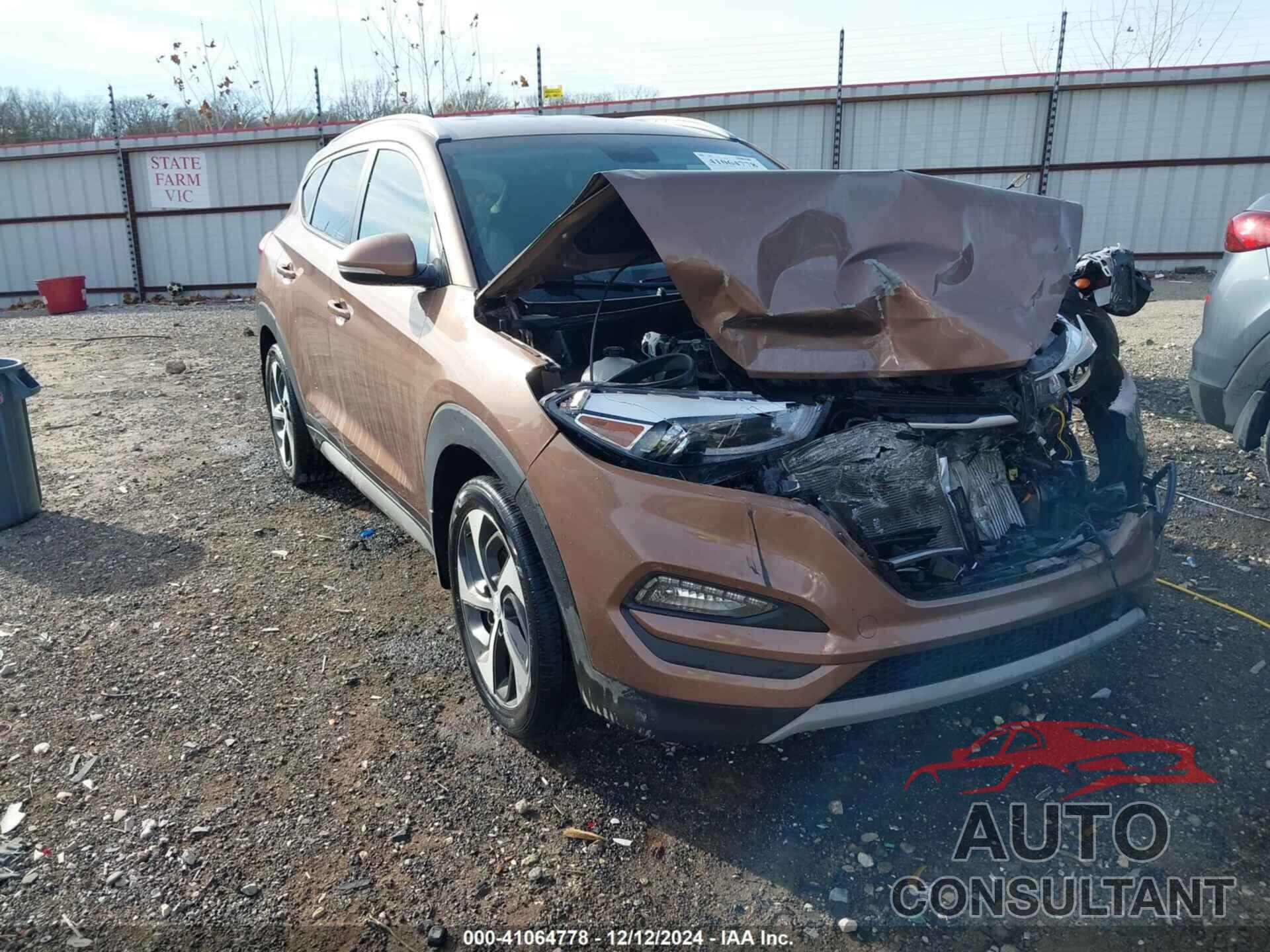 HYUNDAI TUCSON 2017 - KM8J3CA28HU314198