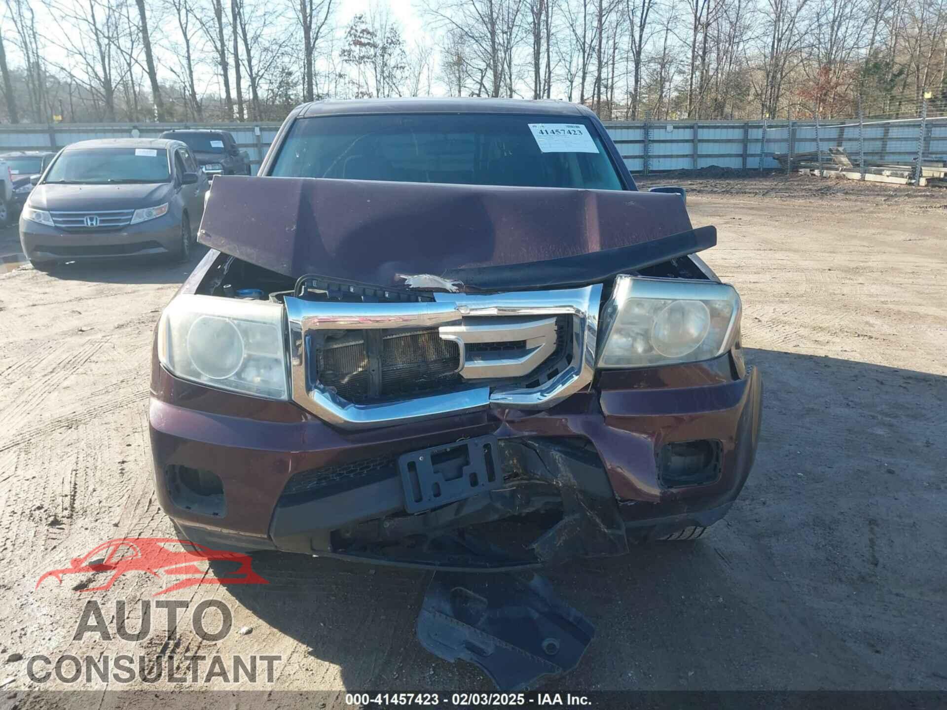 HONDA PILOT 2011 - 5FNYF4H22BB059800