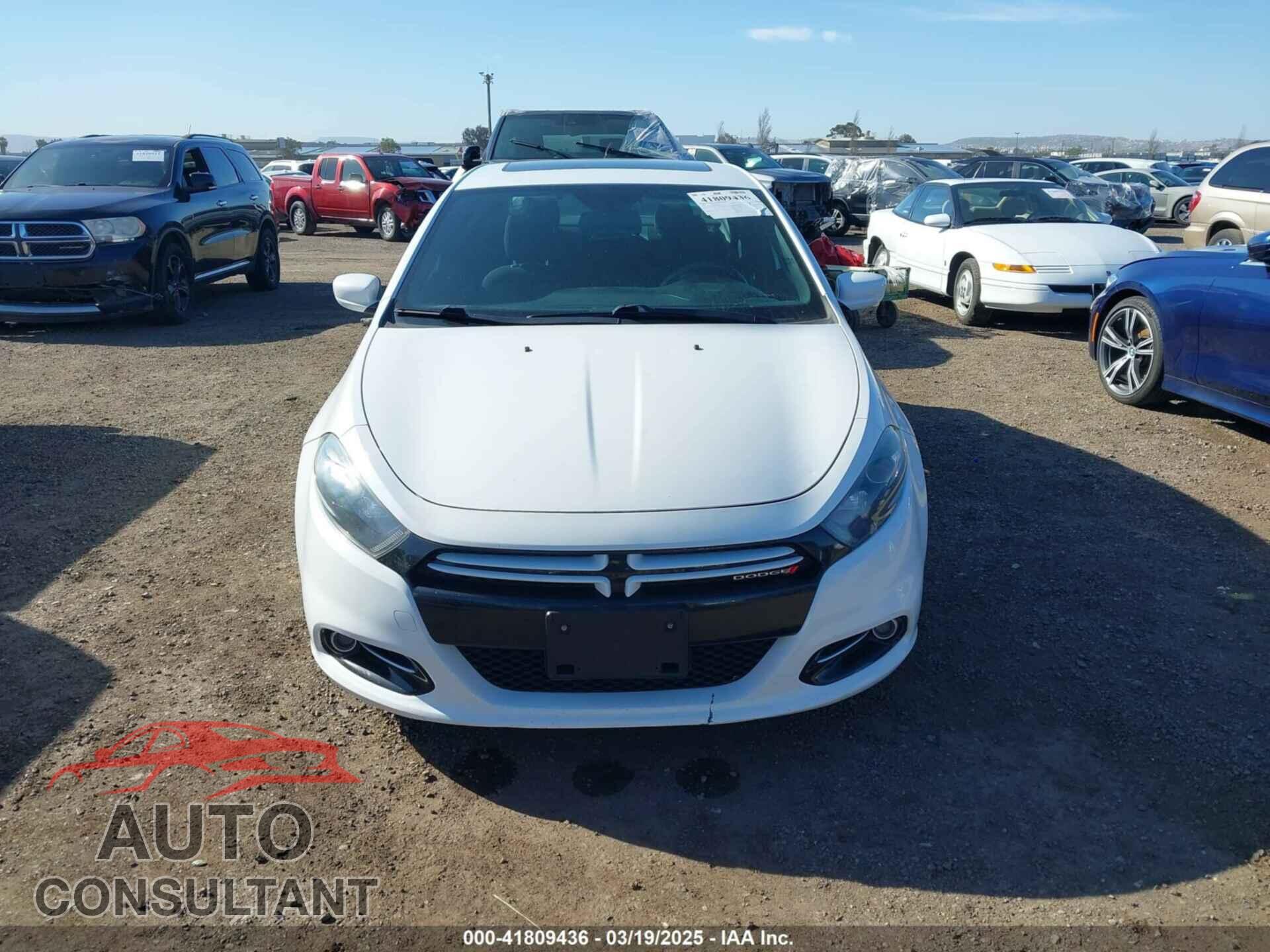 DODGE DART 2013 - 1C3CDFBA2DD268111