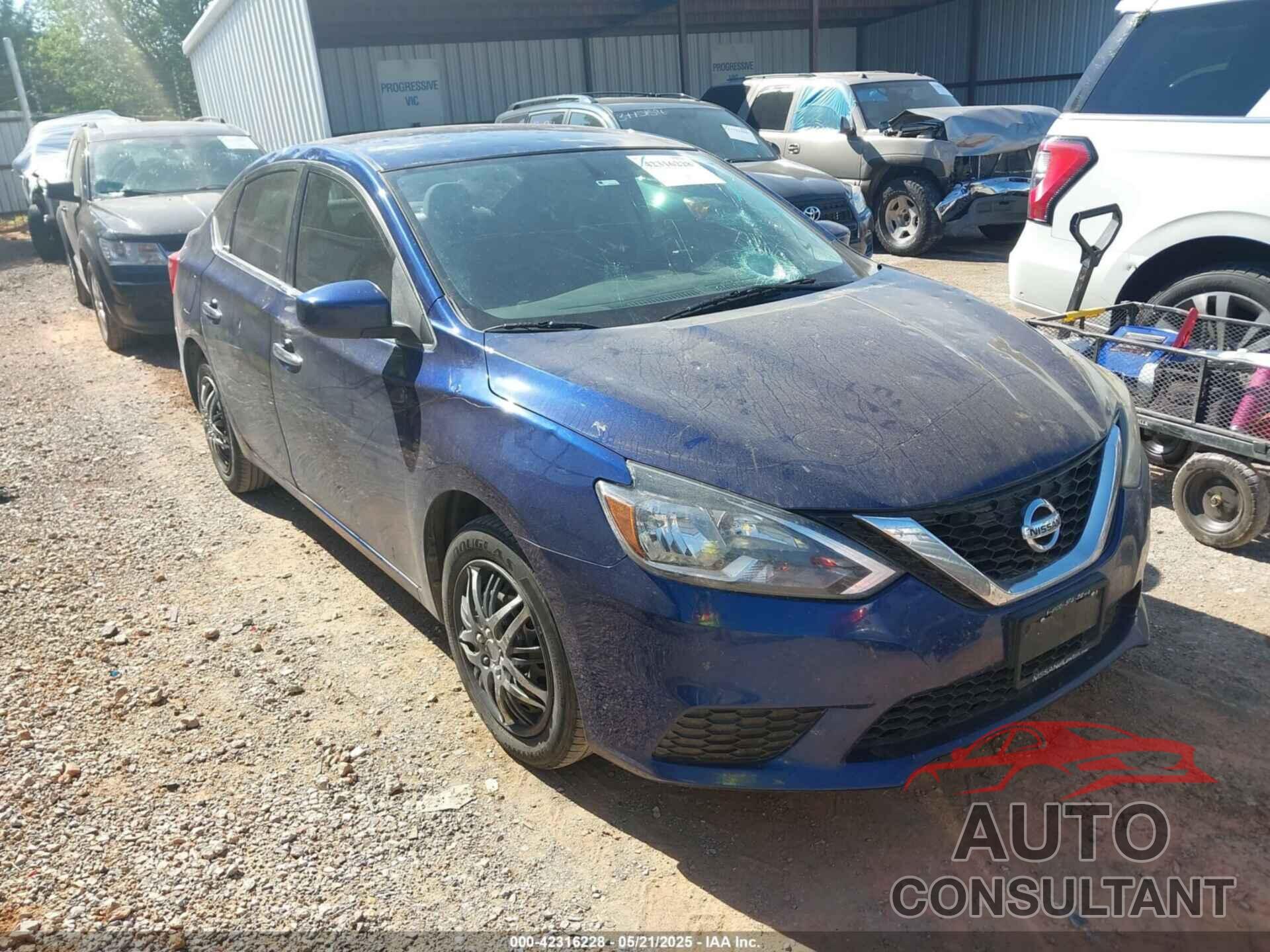 NISSAN SENTRA 2019 - 3N1AB7AP7KY428596