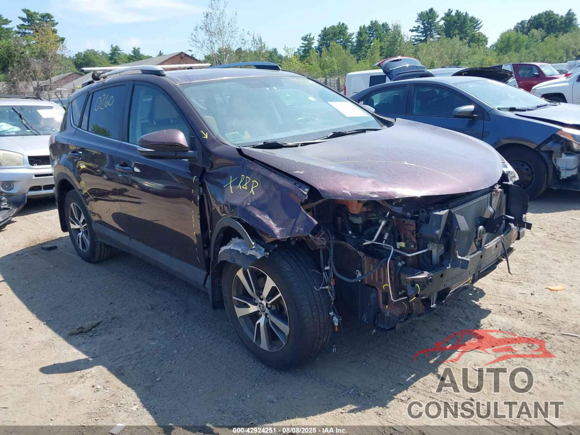 TOYOTA RAV4 2016 - 2T3RFREV4GW537796