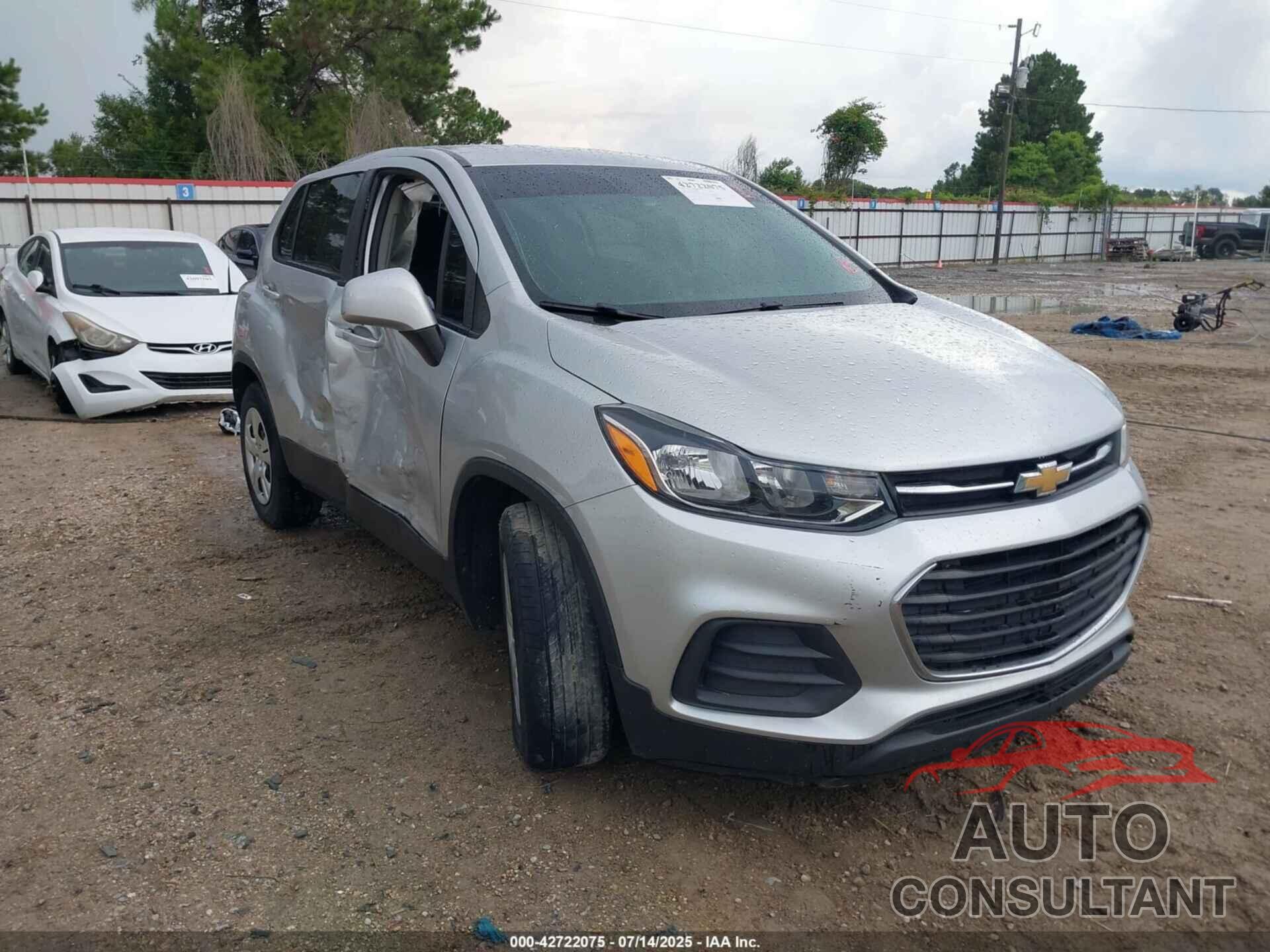 CHEVROLET TRAX 2018 - KL7CJKSB8JB577818