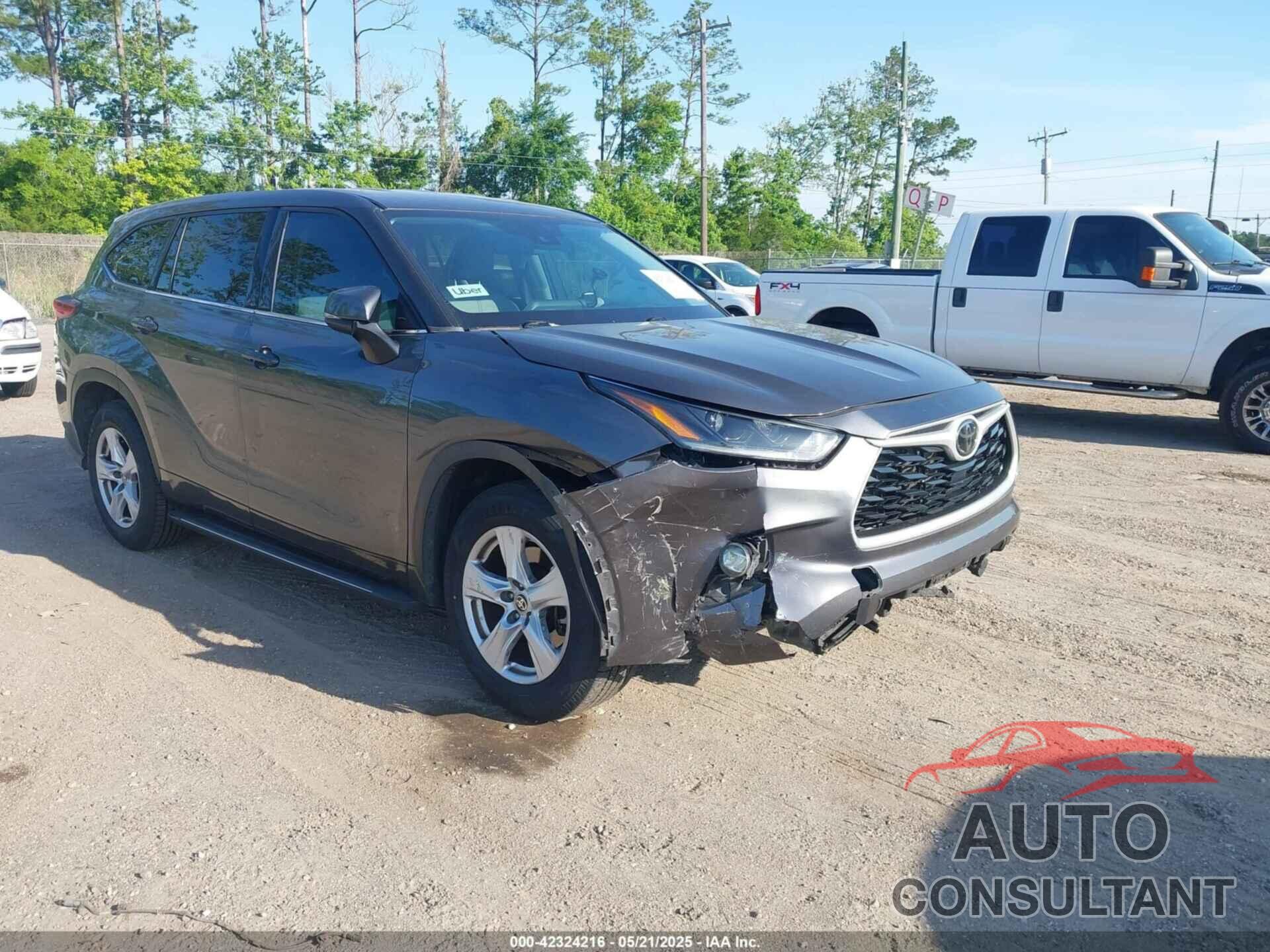 TOYOTA HIGHLANDER 2021 - 5TDZZRAH4MS068164