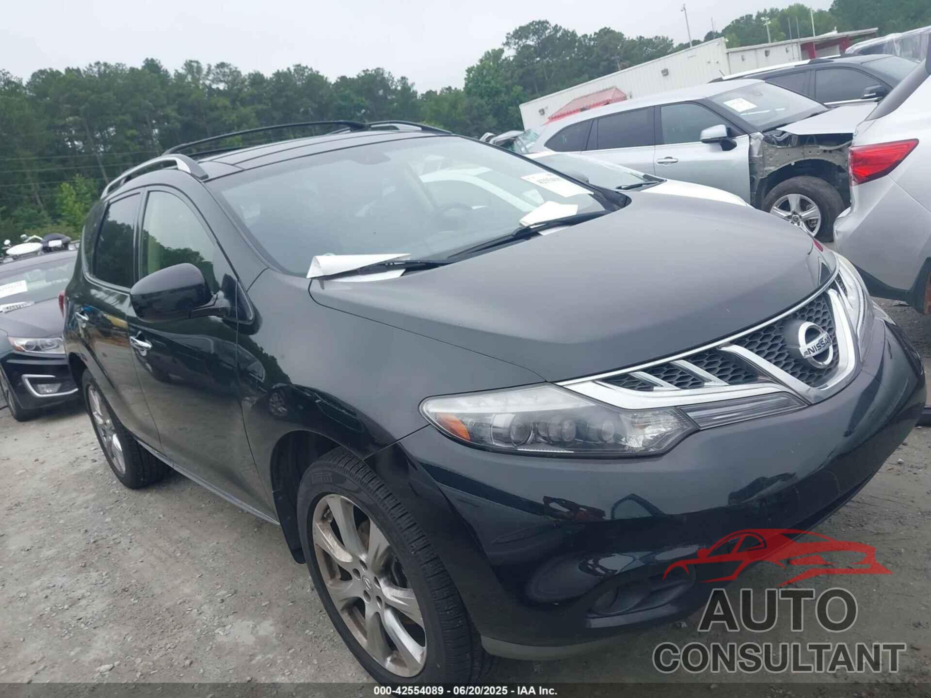 NISSAN MURANO 2012 - JN8AZ1MU8CW116355