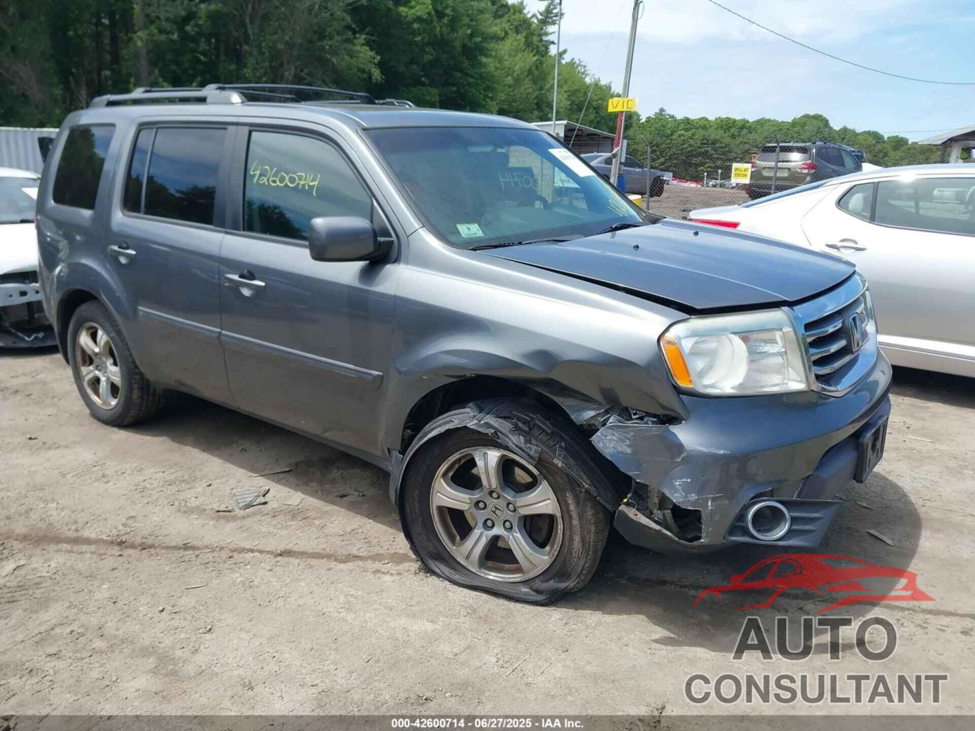 HONDA PILOT 2013 - 5FNYF4H50DB034939