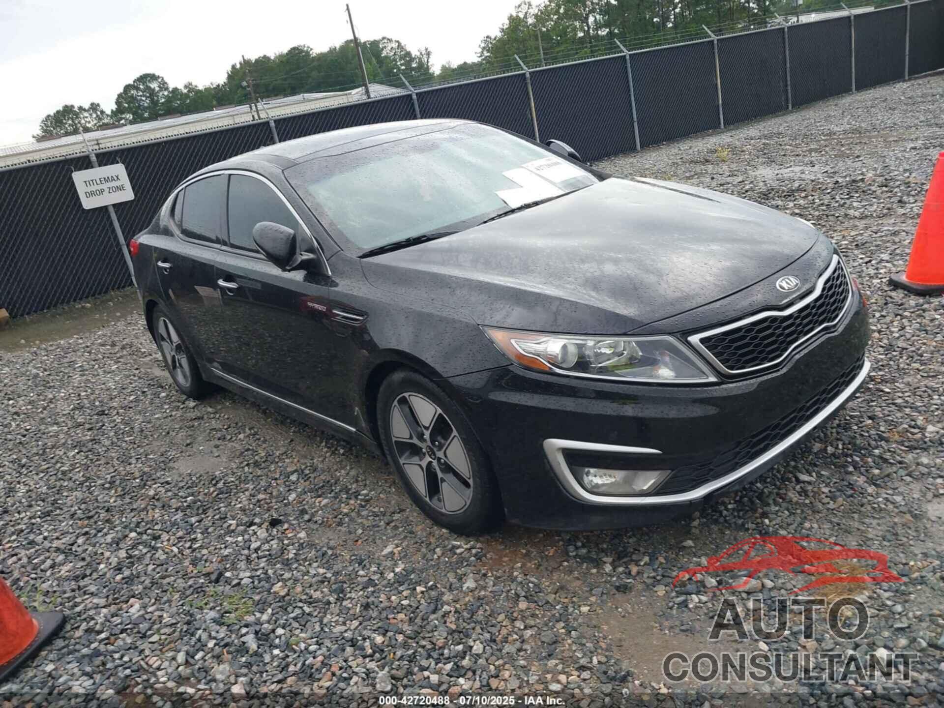 KIA OPTIMA HYBRID 2013 - KNAGM4AD3D5046519
