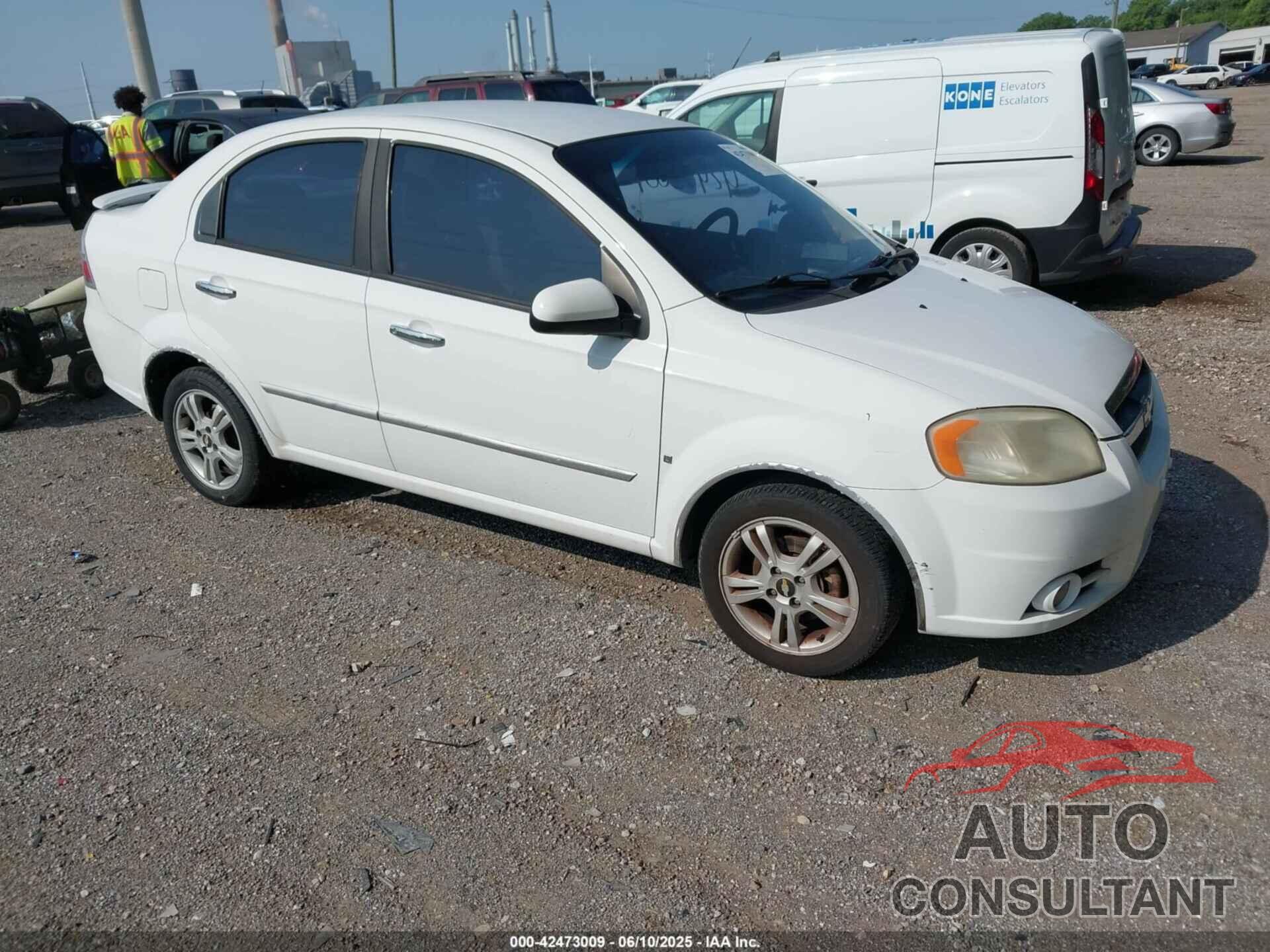 CHEVROLET AVEO 2009 - KL1TG56E59B627732