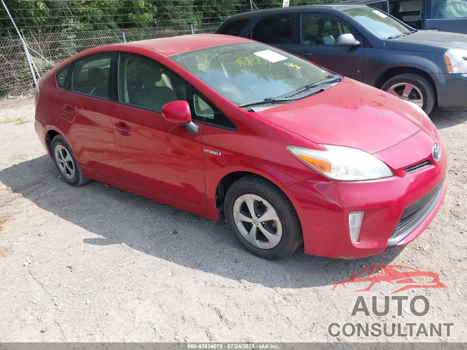 TOYOTA PRIUS 2013 - JTDKN3DU4D1615563