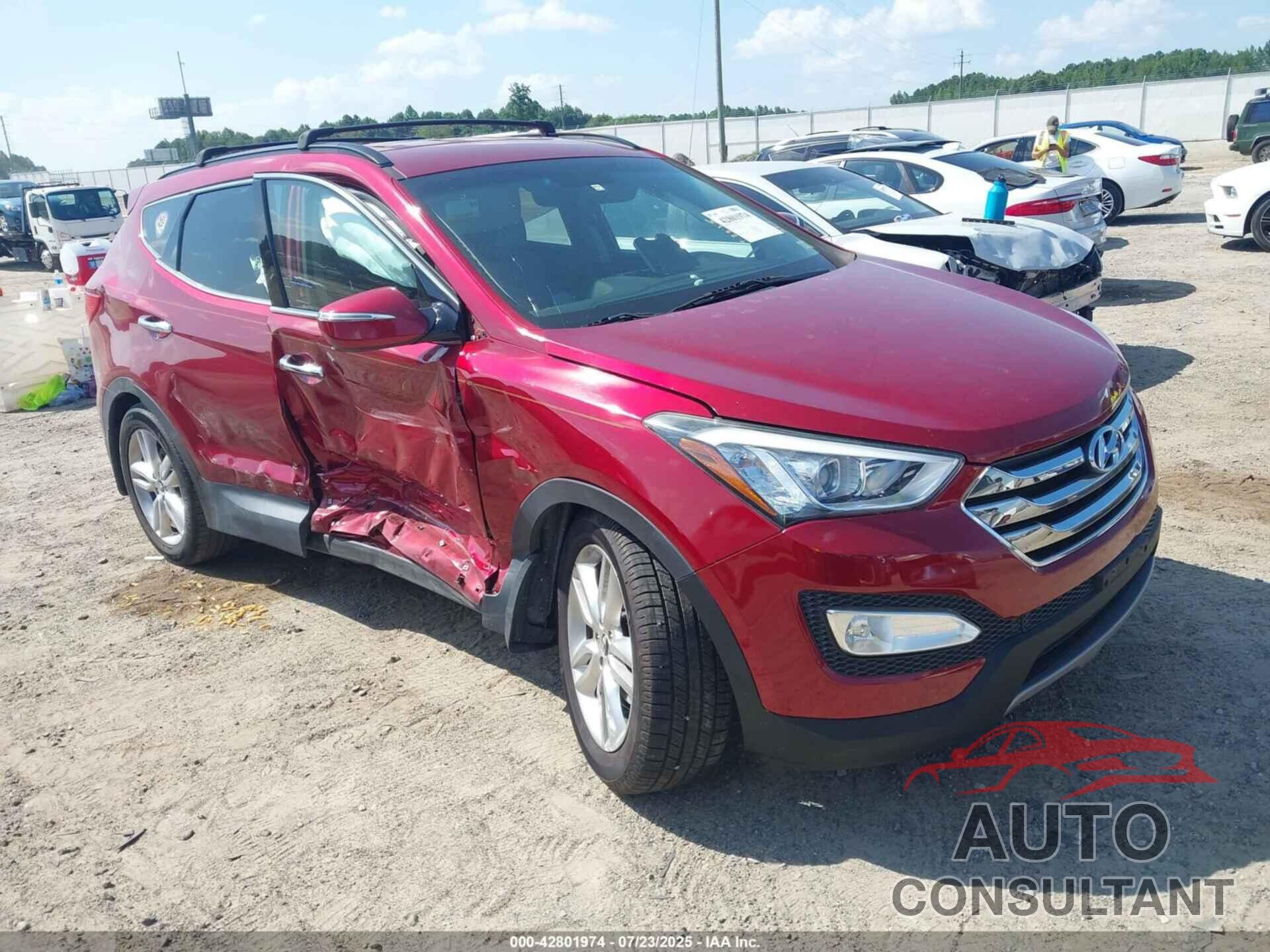 HYUNDAI SANTA FE 2013 - 5XYZU3LA9DG118498