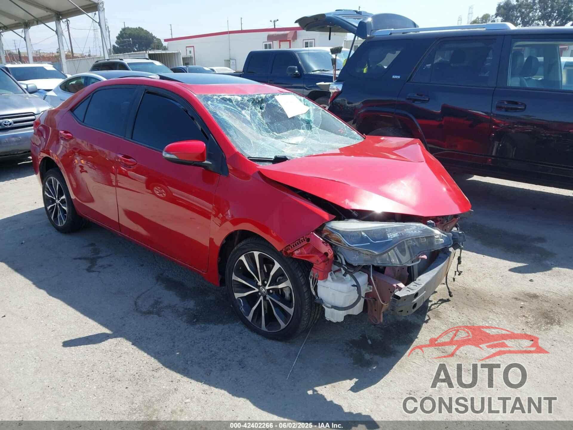 TOYOTA COROLLA 2017 - 5YFBURHE1HP642682