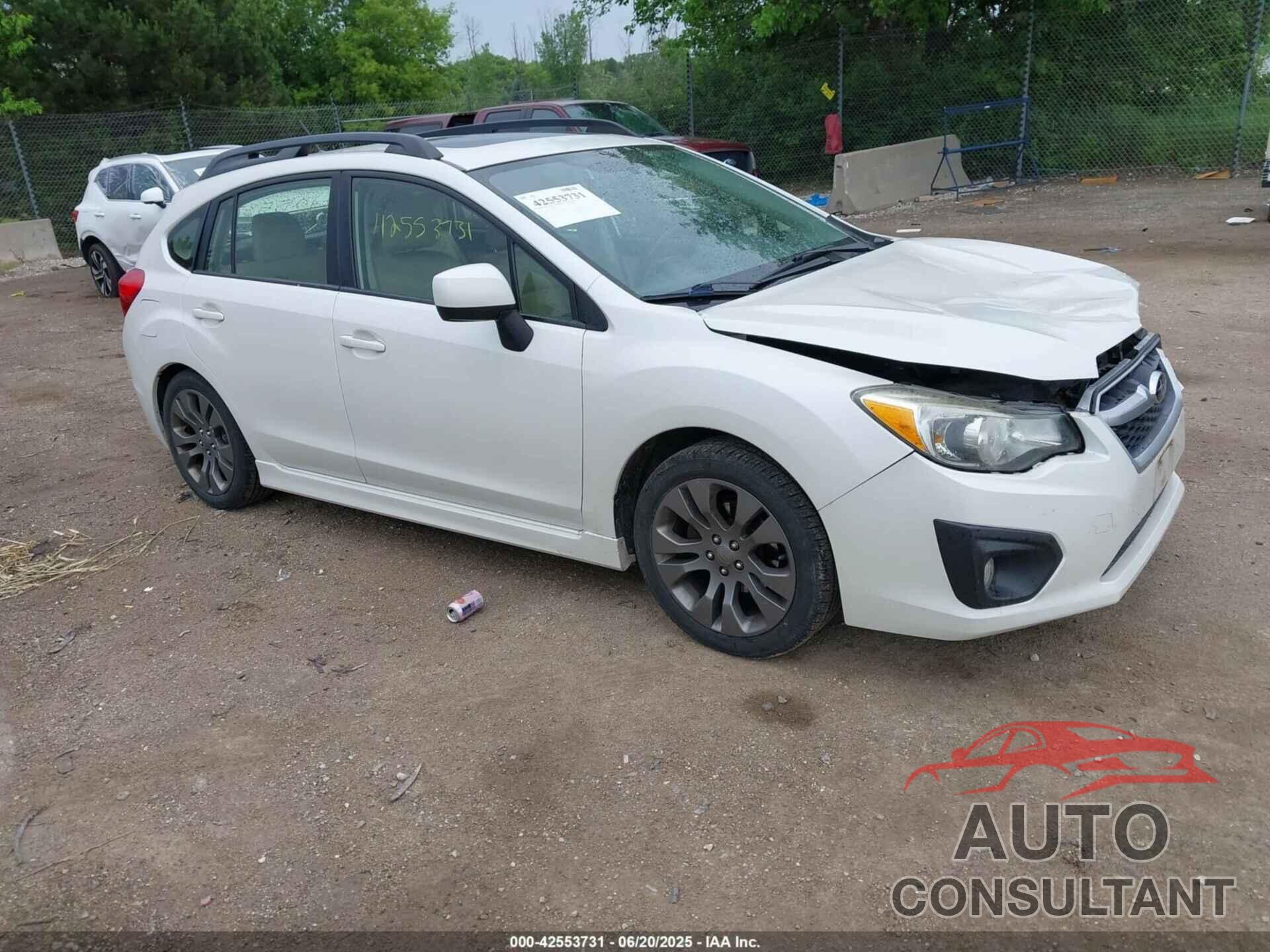 SUBARU IMPREZA 2013 - JF1GPAU67D2803645