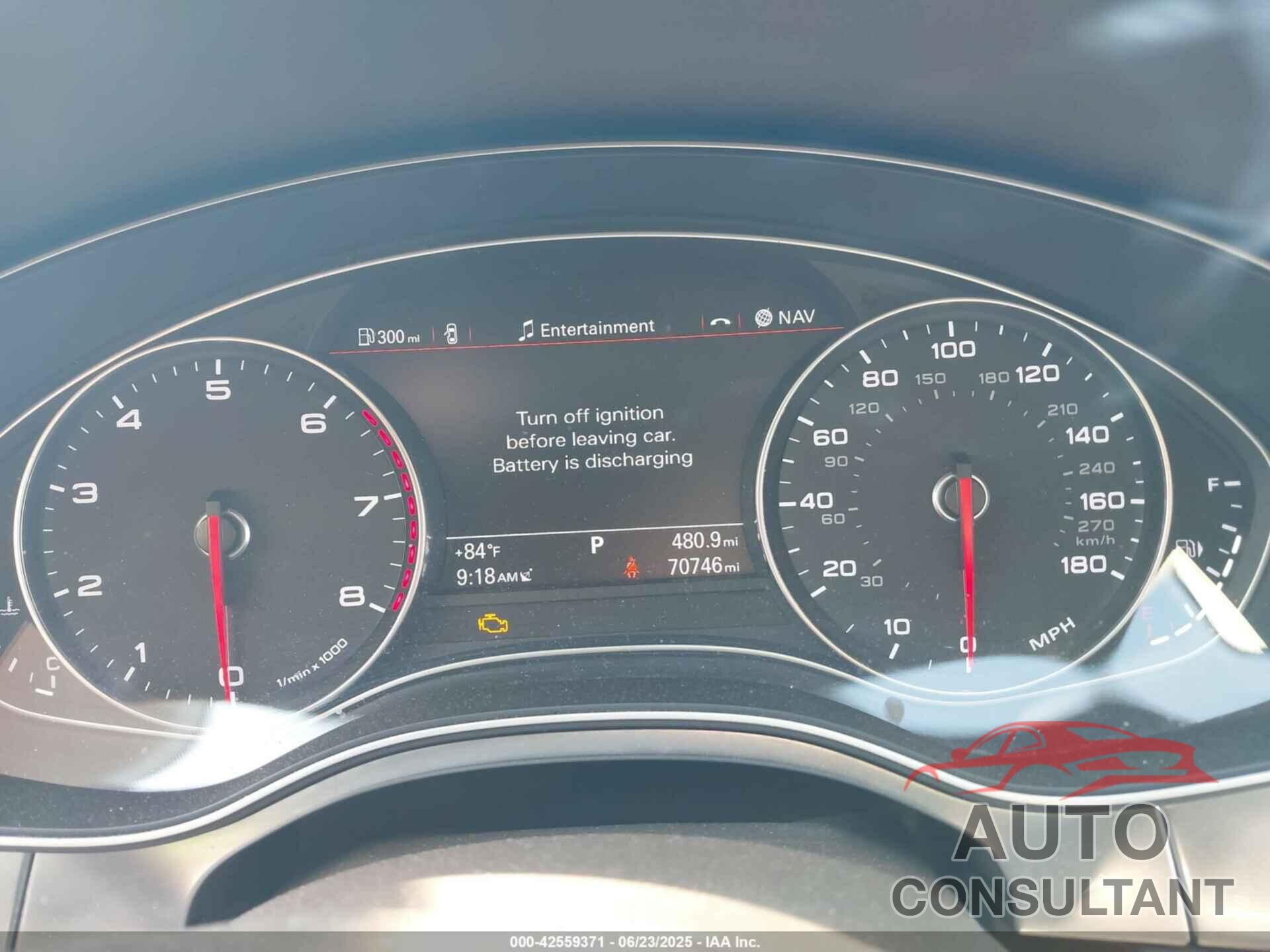 AUDI A6 2014 - WAUGFAFC8EN032769
