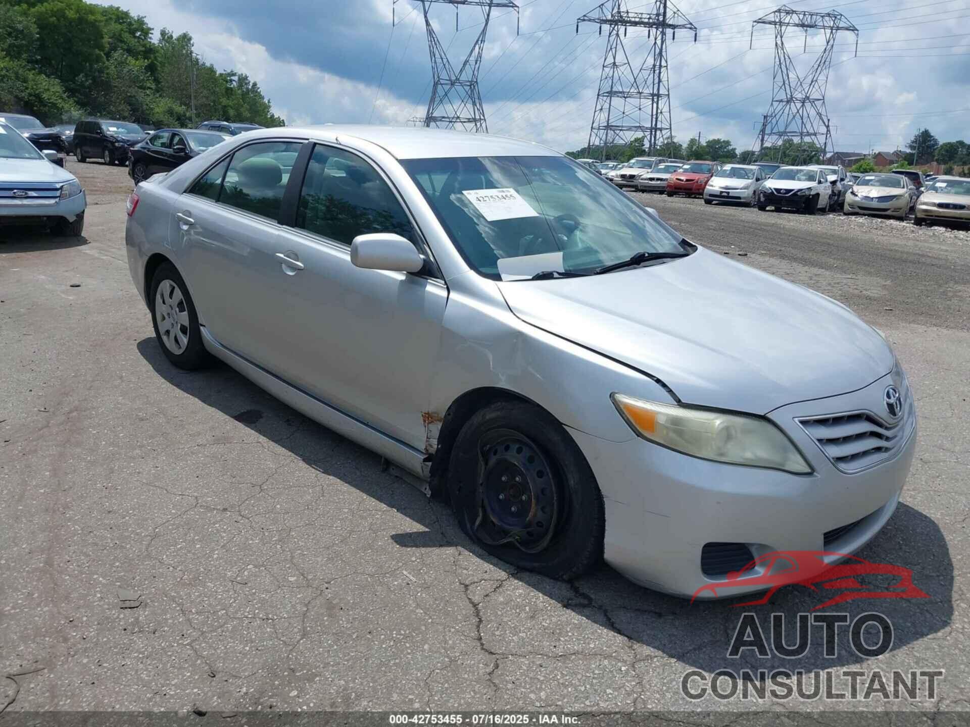 TOYOTA CAMRY 2010 - 4T4BF3EKXAR020920