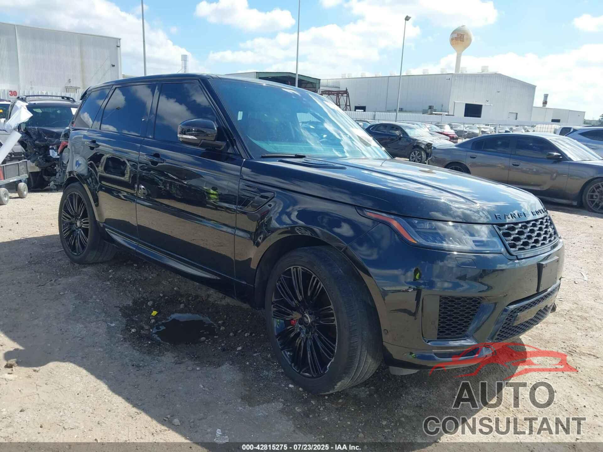 LAND ROVER RANGE ROVER SPORT 2019 - SALWR2RE3KA863567