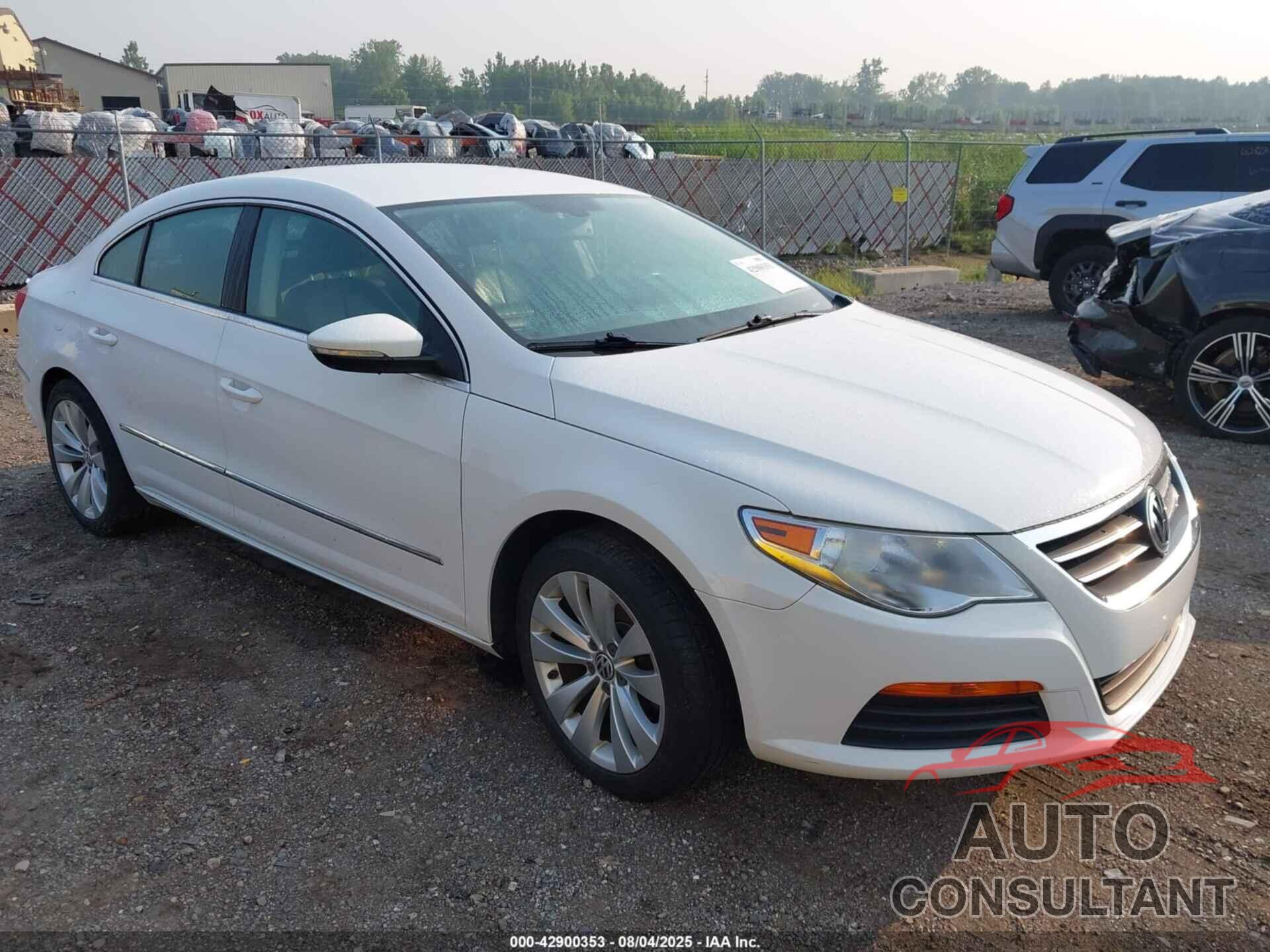 VOLKSWAGEN CC 2012 - WVWMP7AN7CE521398