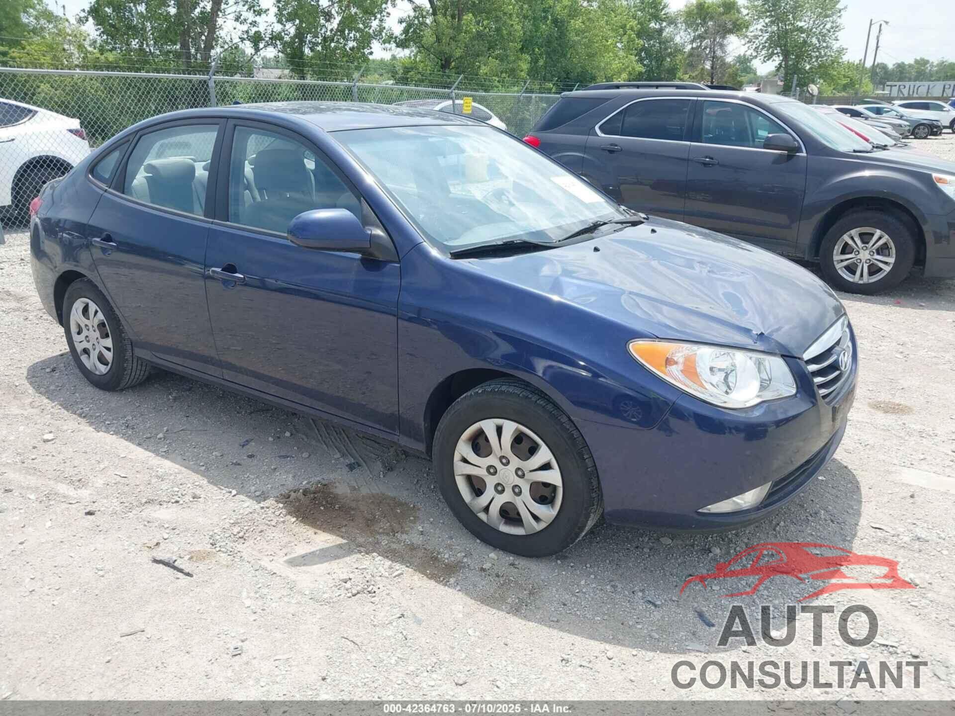 HYUNDAI ELANTRA 2010 - KMHDU4ADXAU083702