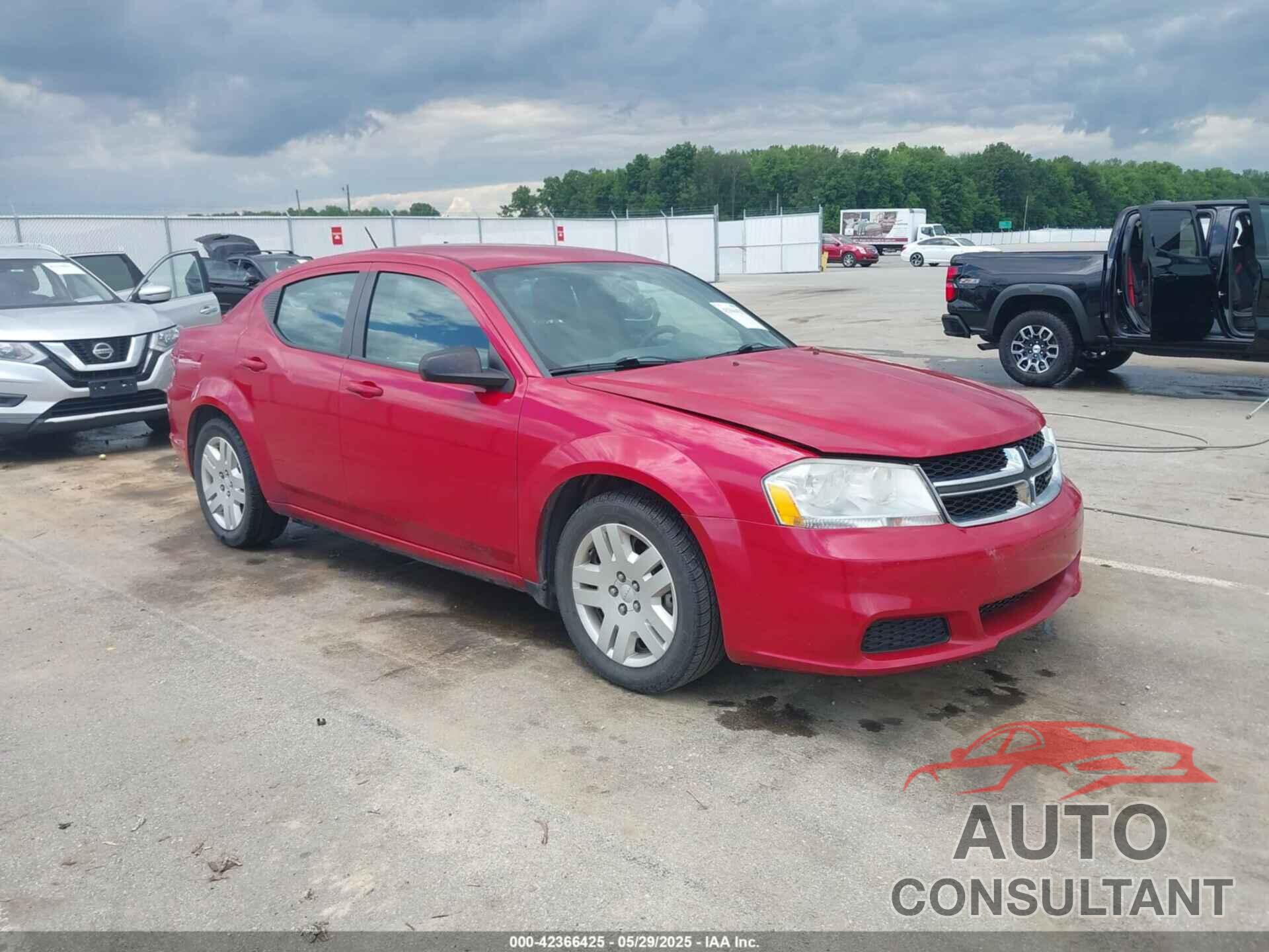 DODGE AVENGER 2014 - 1C3CDZAB9EN129276