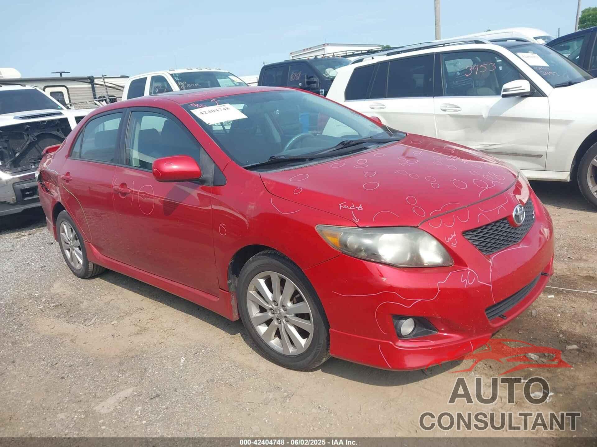 TOYOTA COROLLA 2010 - 1NXBU4EE9AZ381653