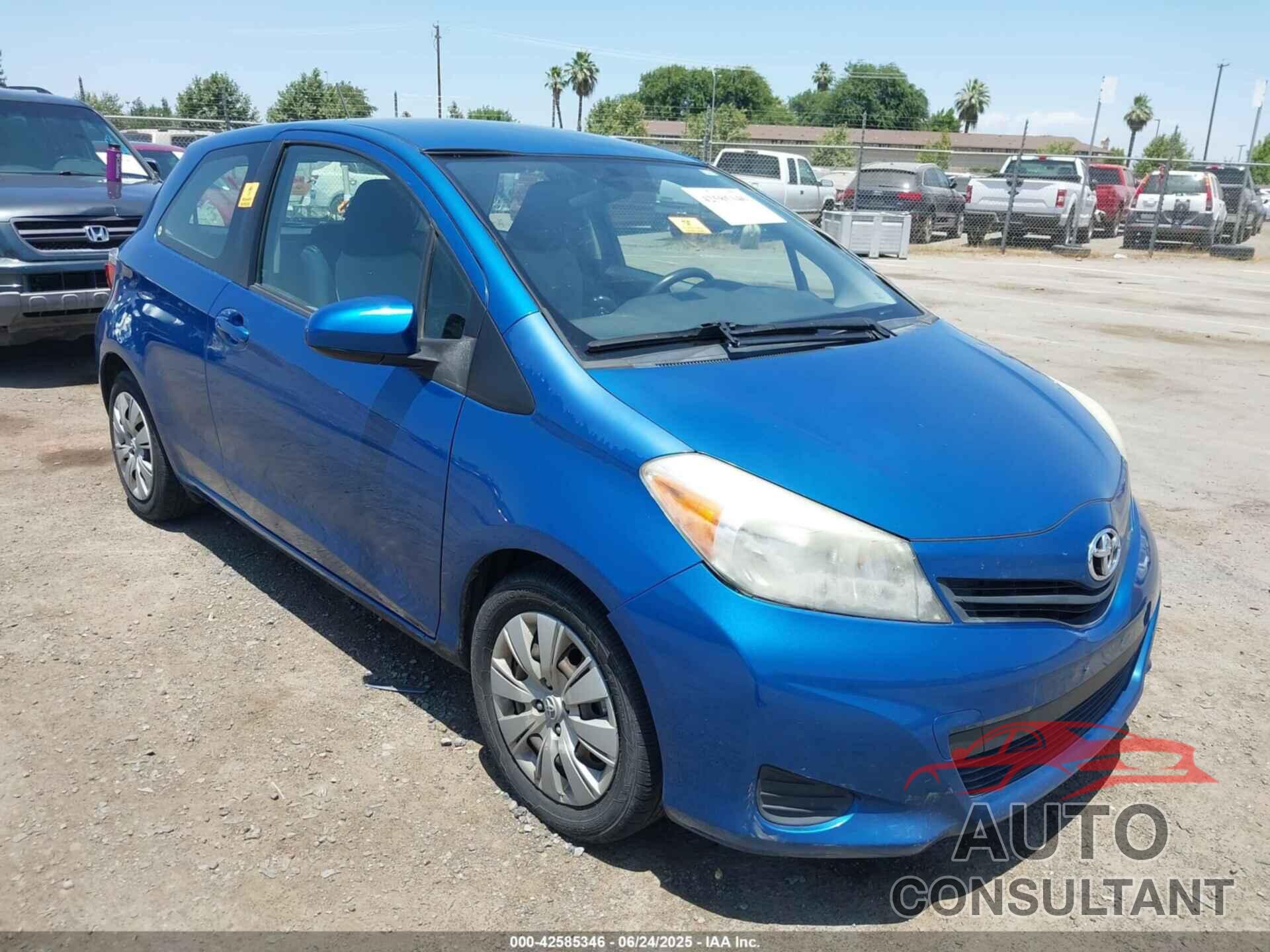 TOYOTA YARIS 2012 - JTDJTUD30CD511714