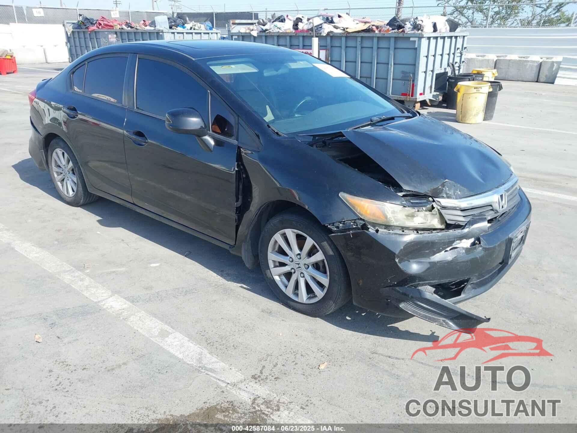 HONDA CIVIC 2012 - 19XFB2F84CE377861
