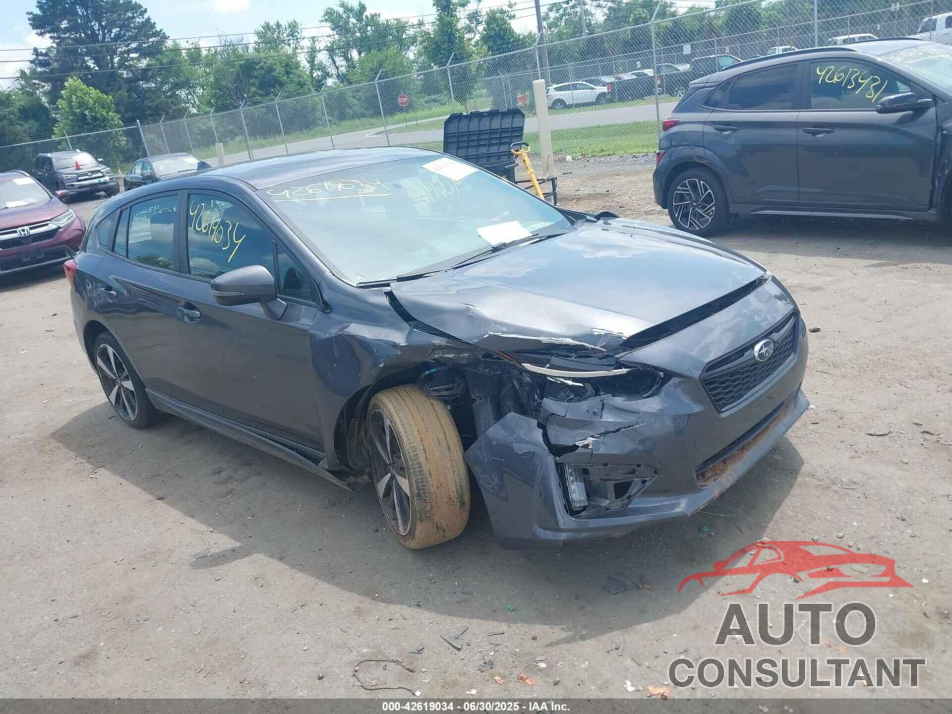 SUBARU IMPREZA 2019 - 4S3GTAJ61K1762779