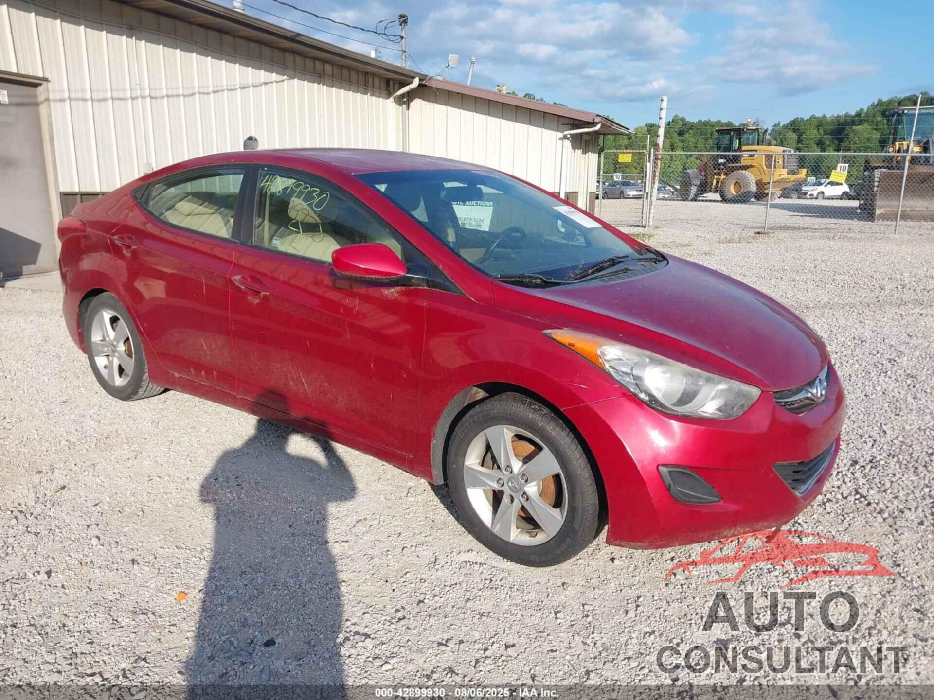 HYUNDAI ELANTRA 2011 - KMHDH4AE7BU097569