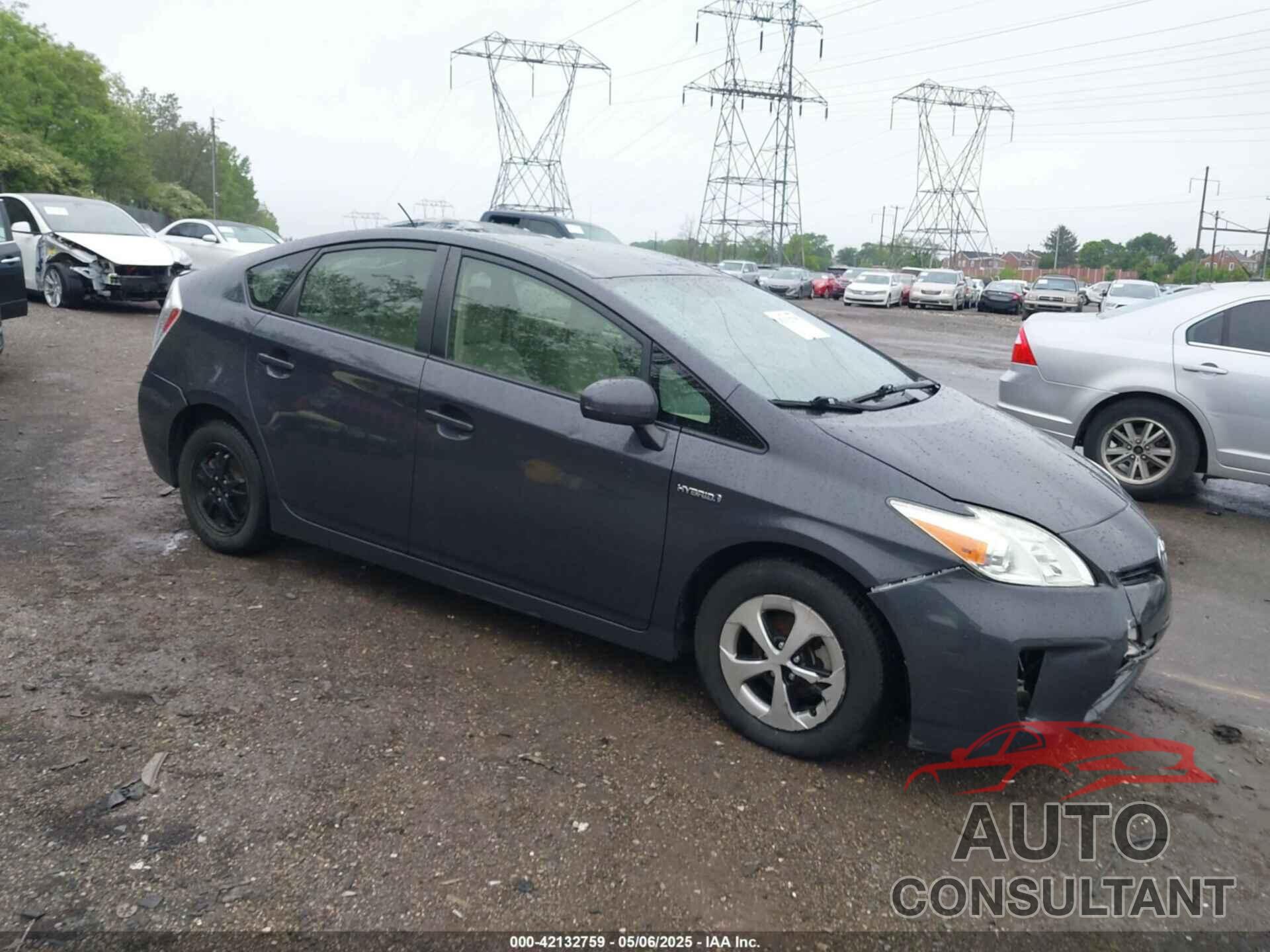 TOYOTA PRIUS 2012 - JTDKN3DU0C1548488